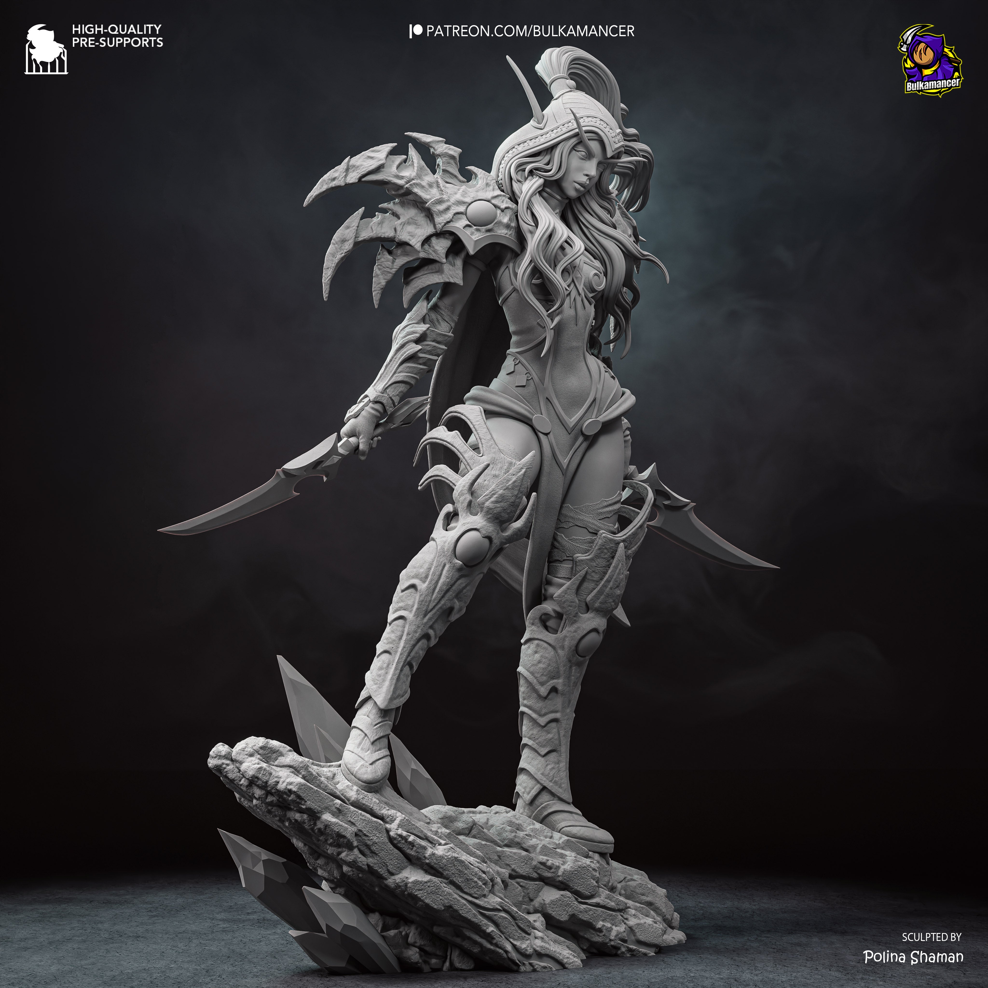 The Blood Elf Rogue Statue