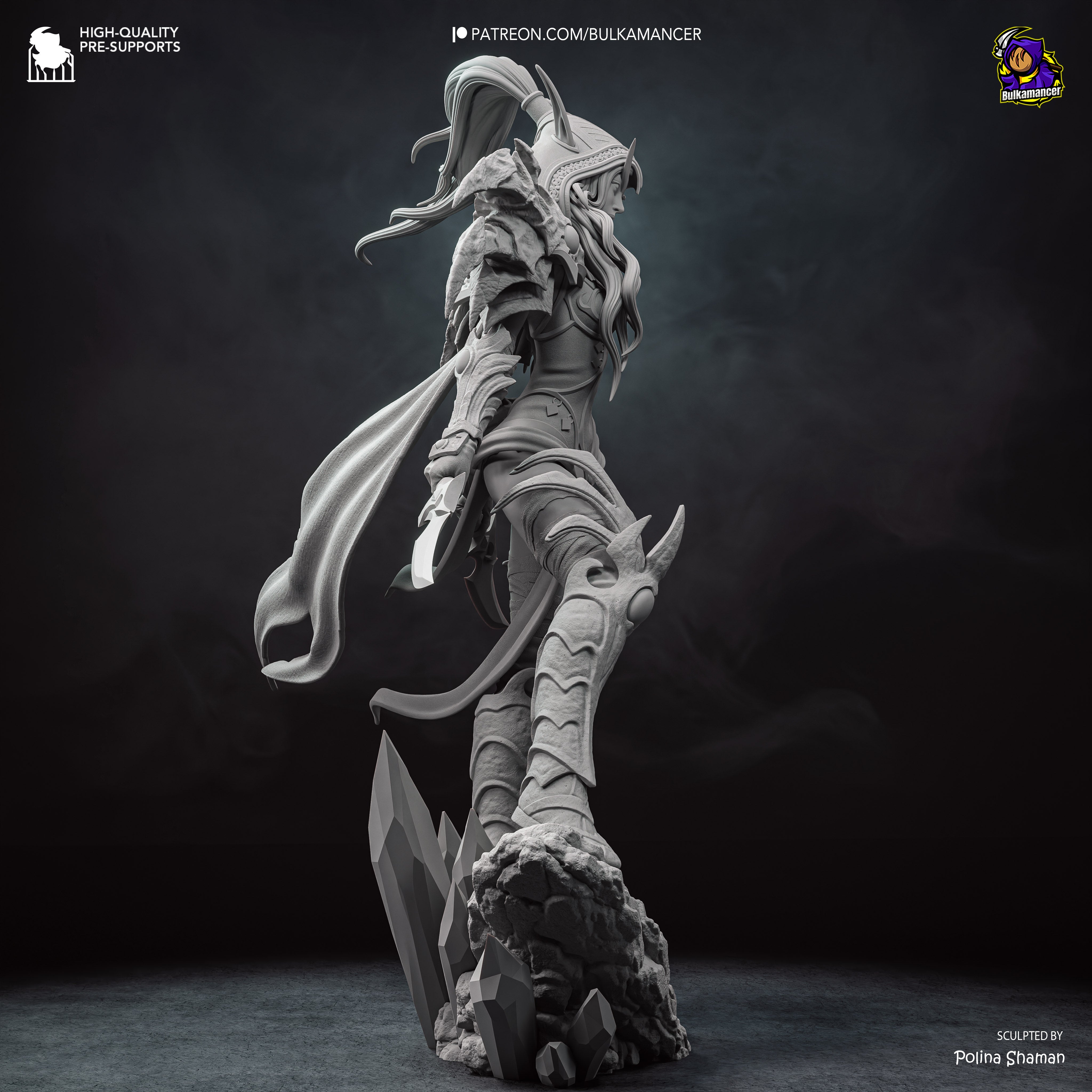 The Blood Elf Rogue Statue