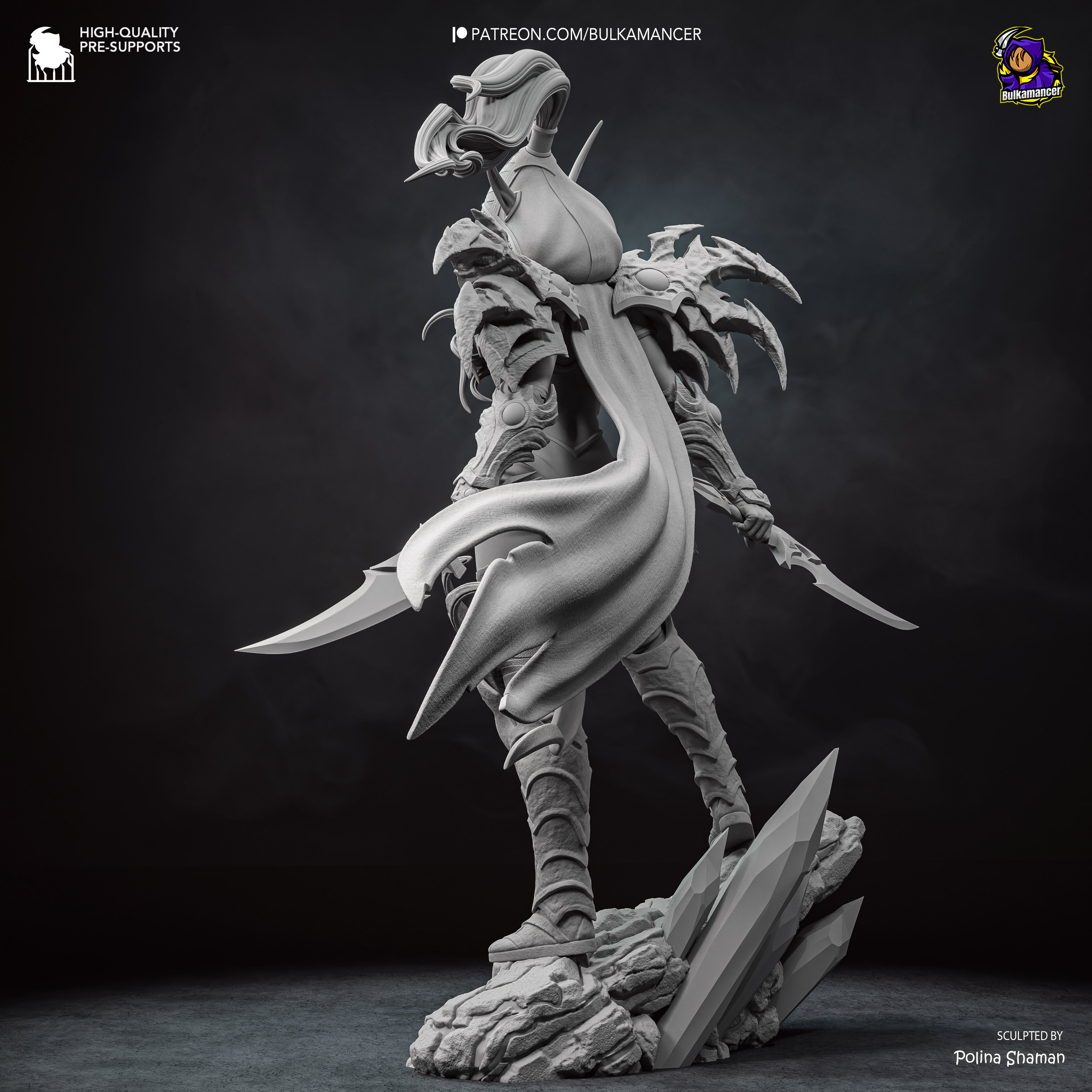 The Blood Elf Rogue Statue