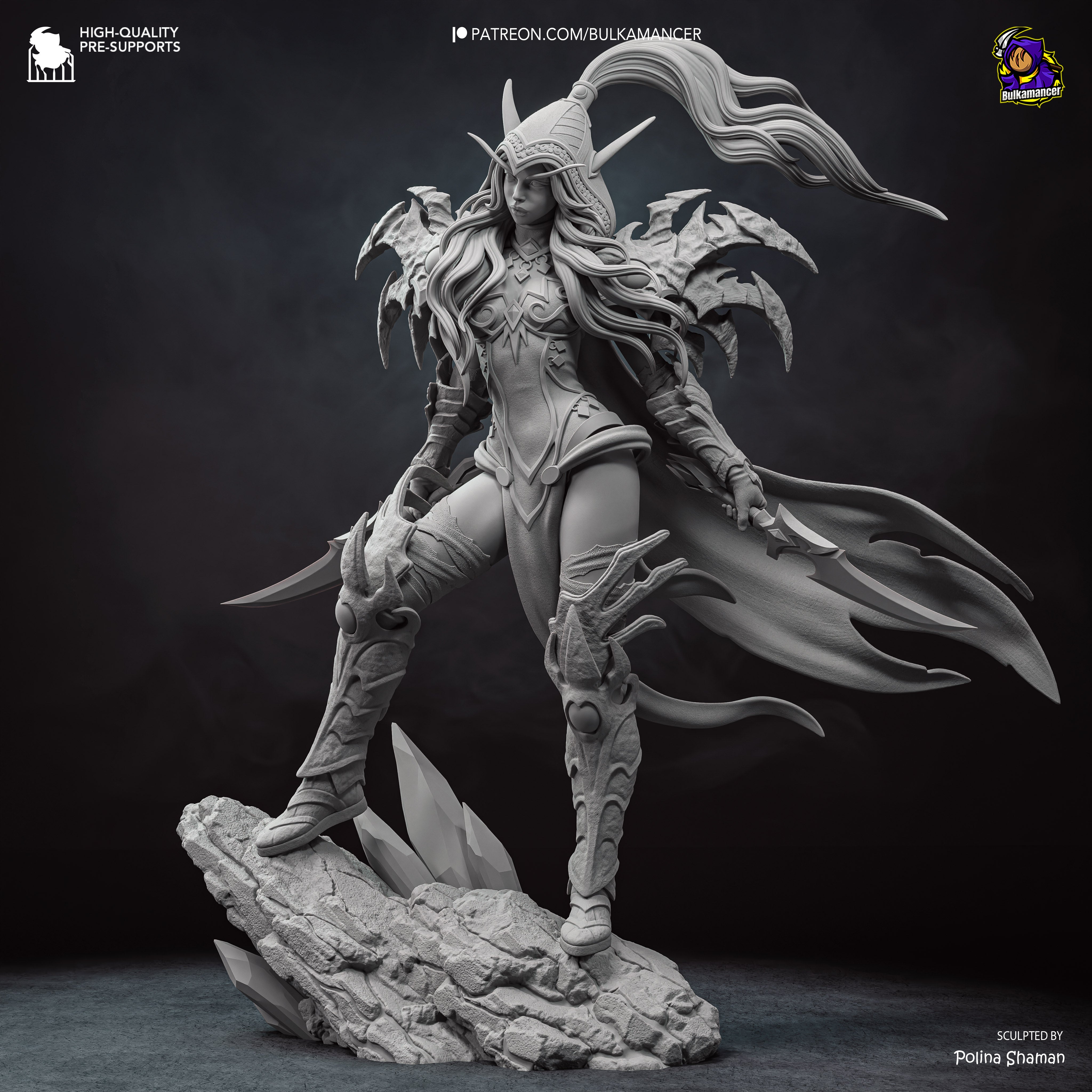 The Blood Elf Rogue Statue