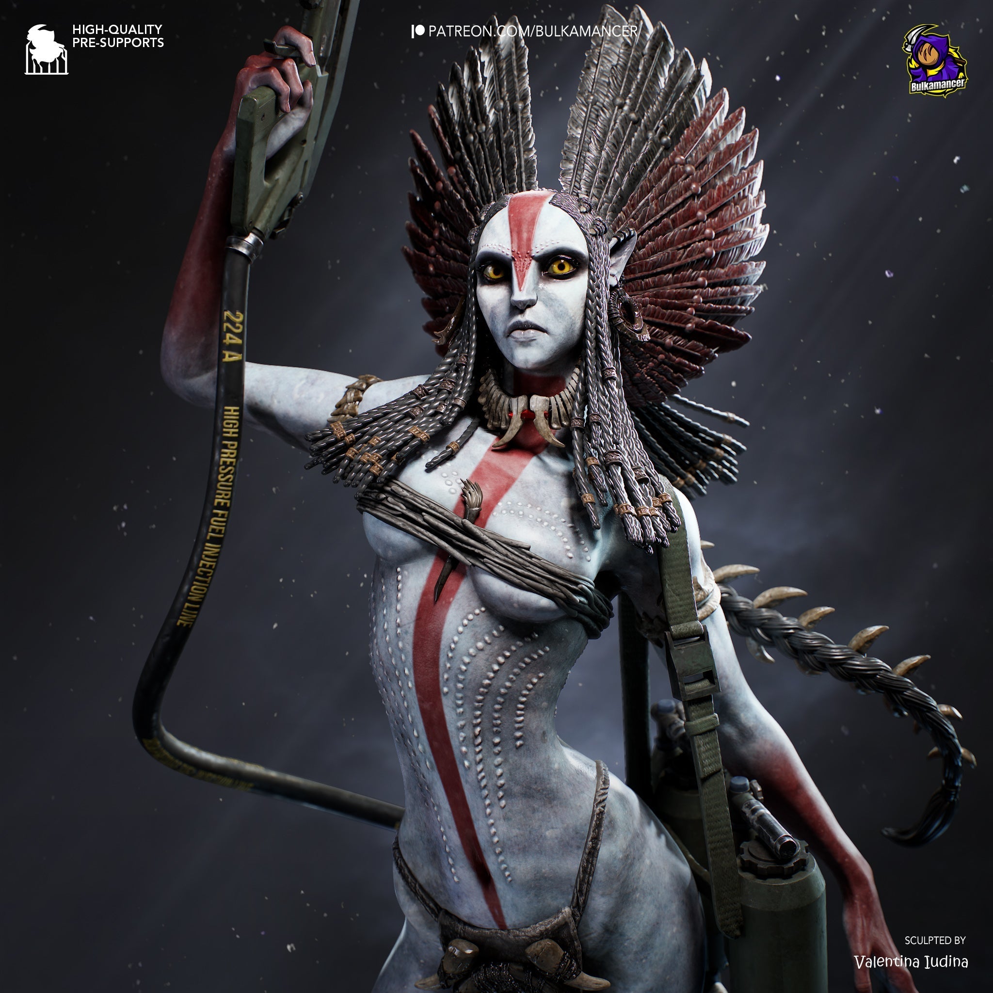 The Ashborn Huntress Statue