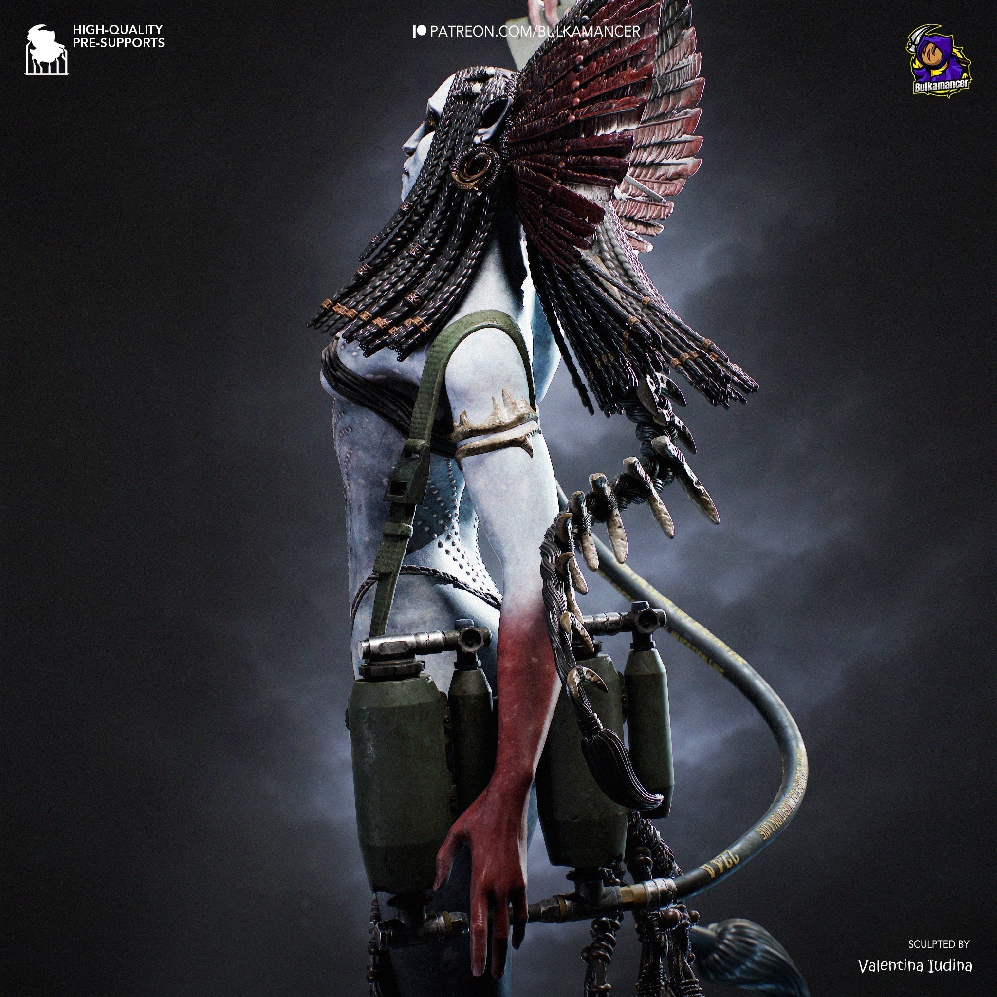 The Ashborn Huntress Statue