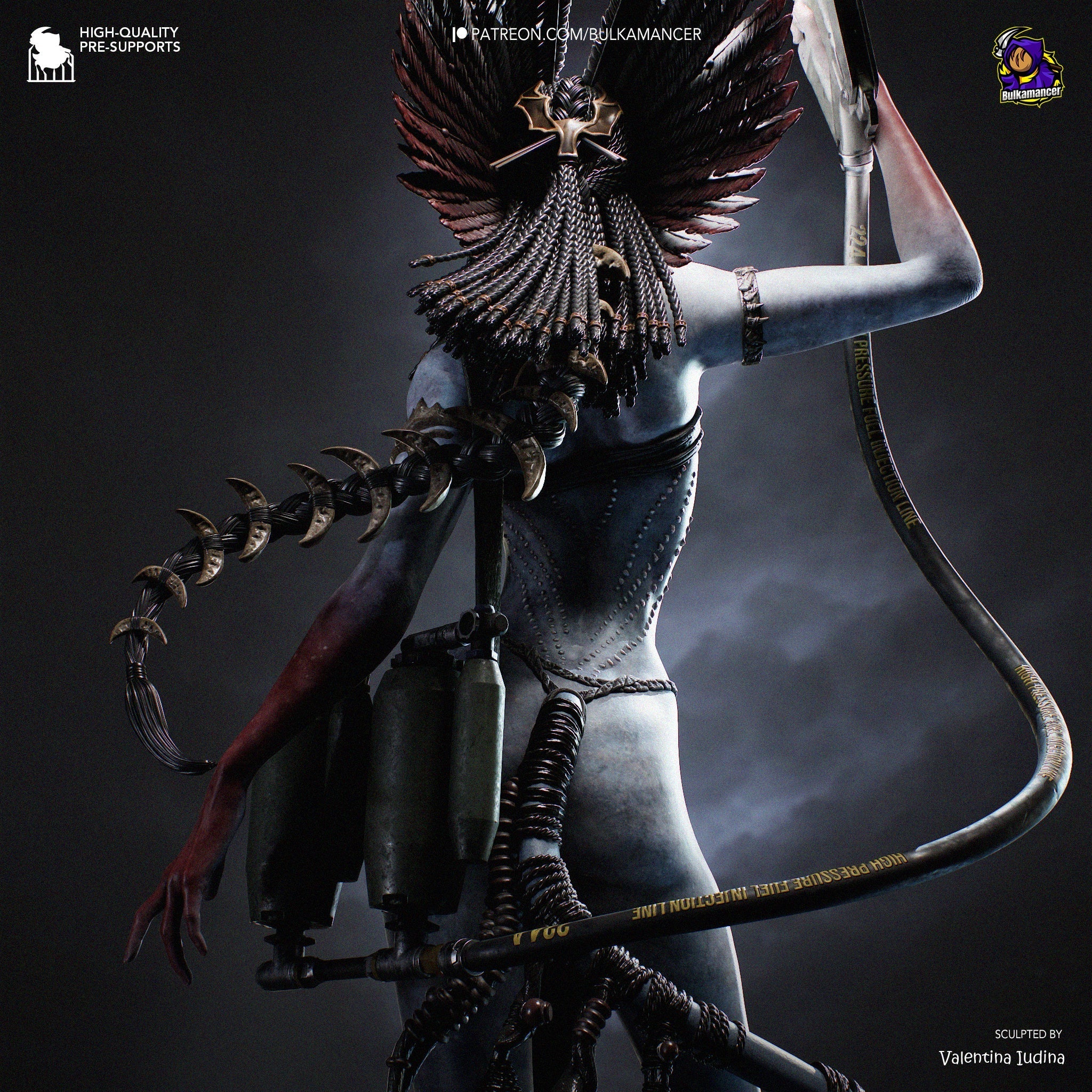 The Ashborn Huntress Statue