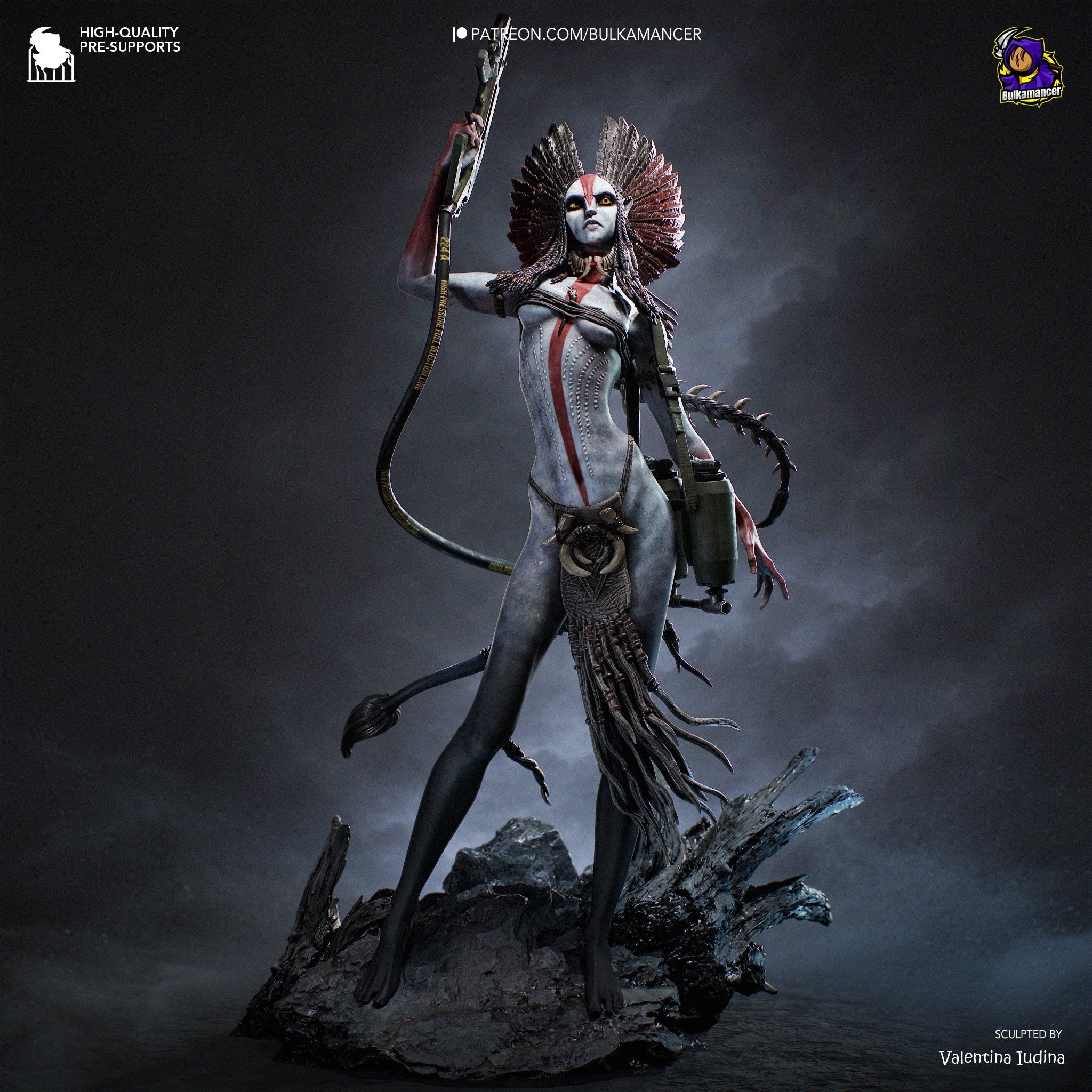 The Ashborn Huntress Statue