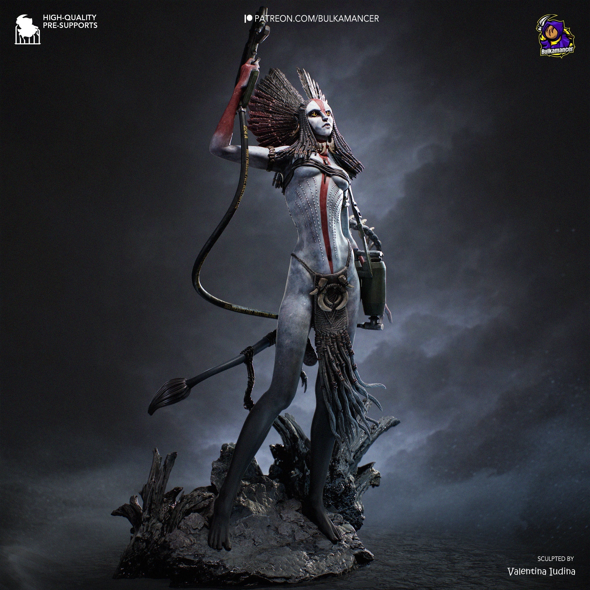 The Ashborn Huntress Statue