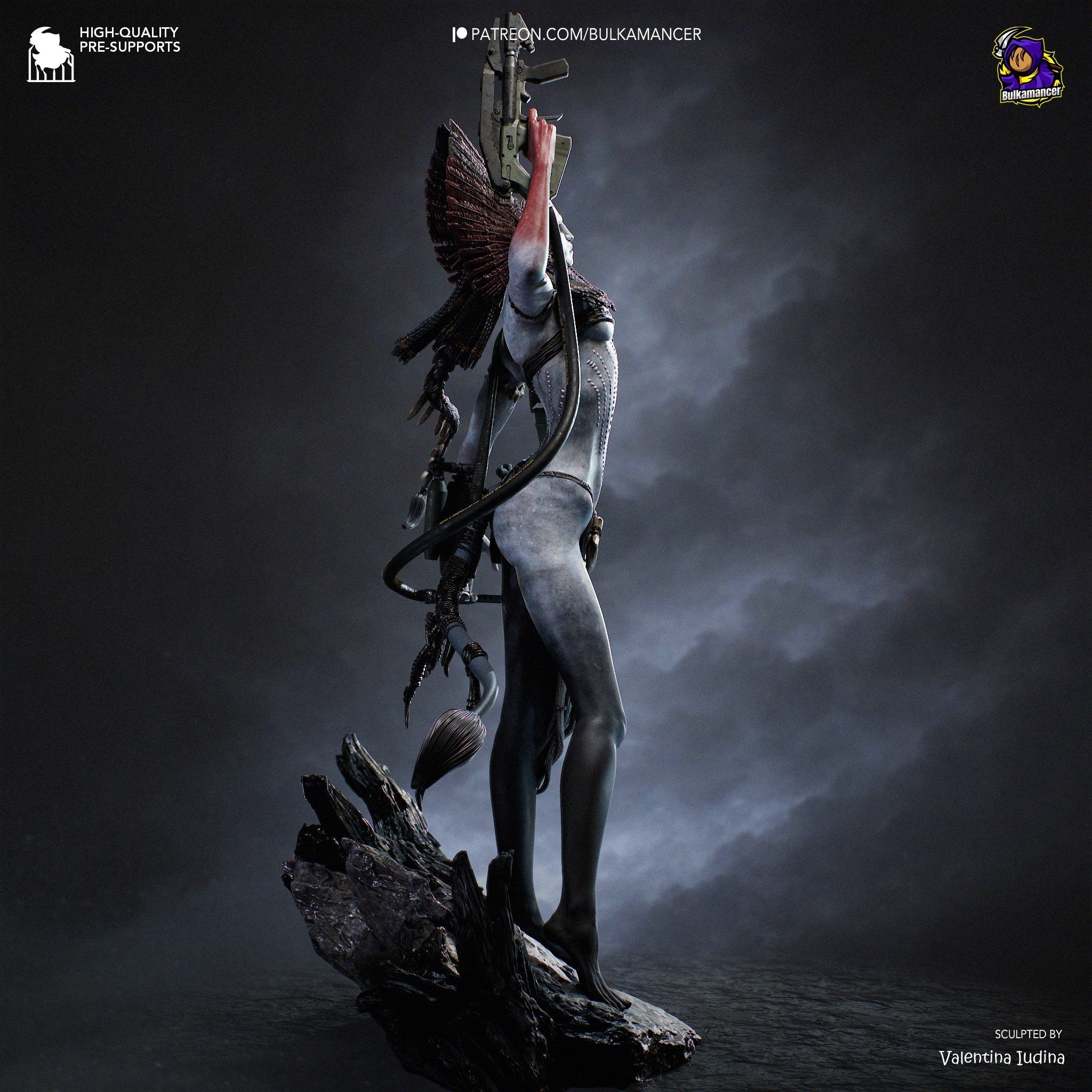The Ashborn Huntress Statue