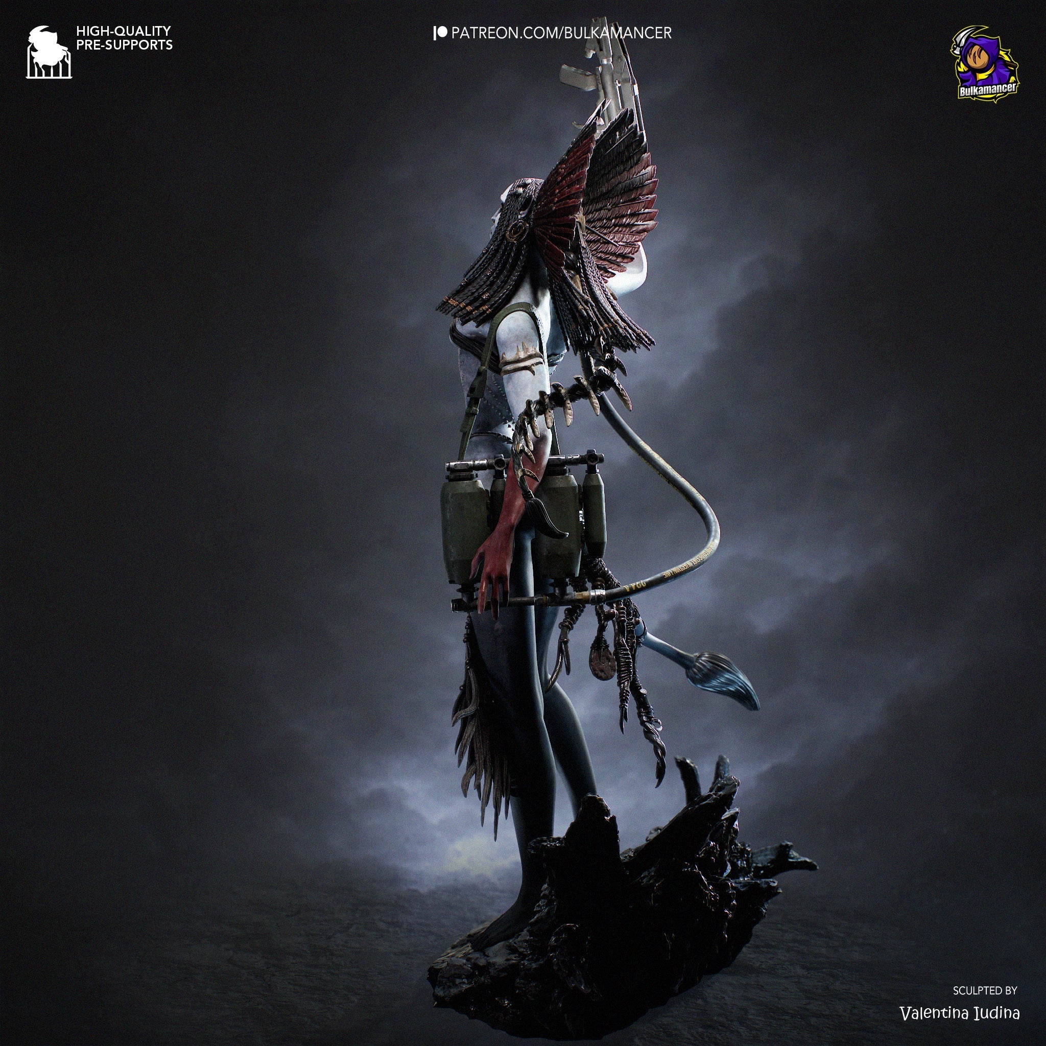 The Ashborn Huntress Statue