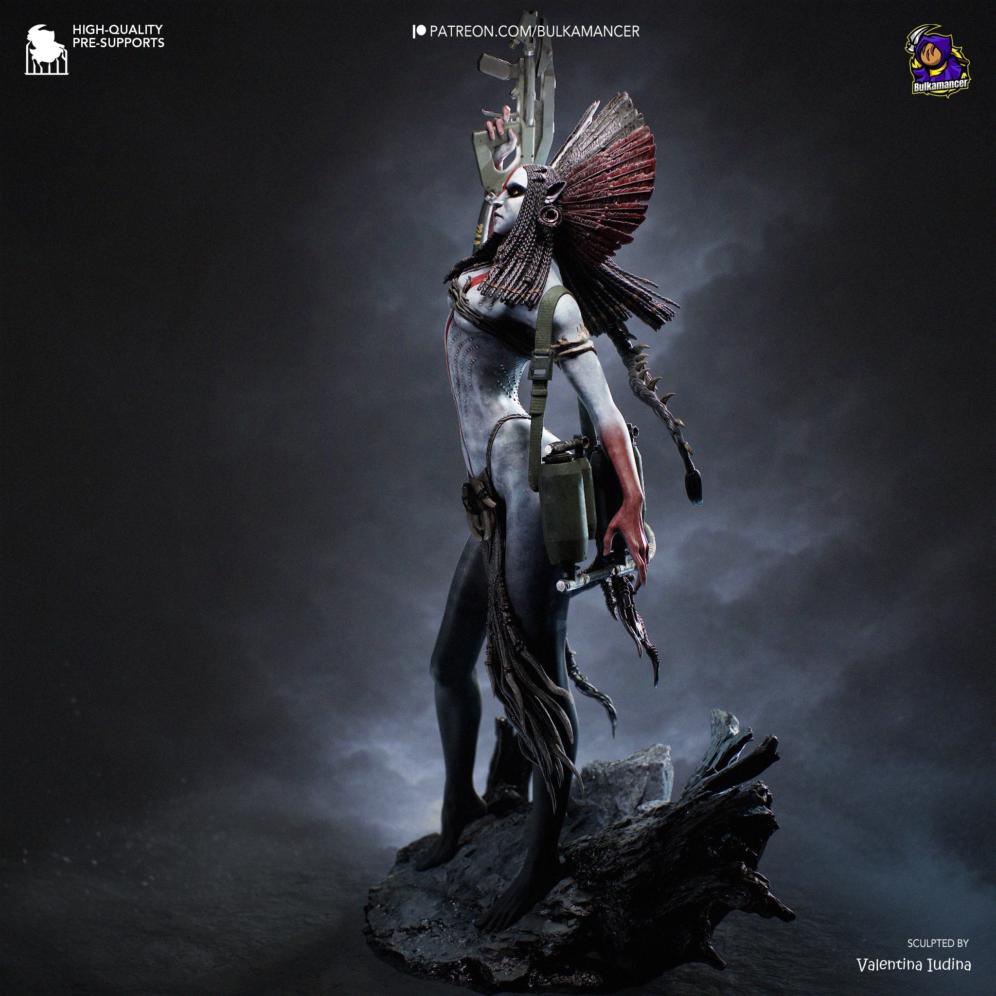 The Ashborn Huntress Statue