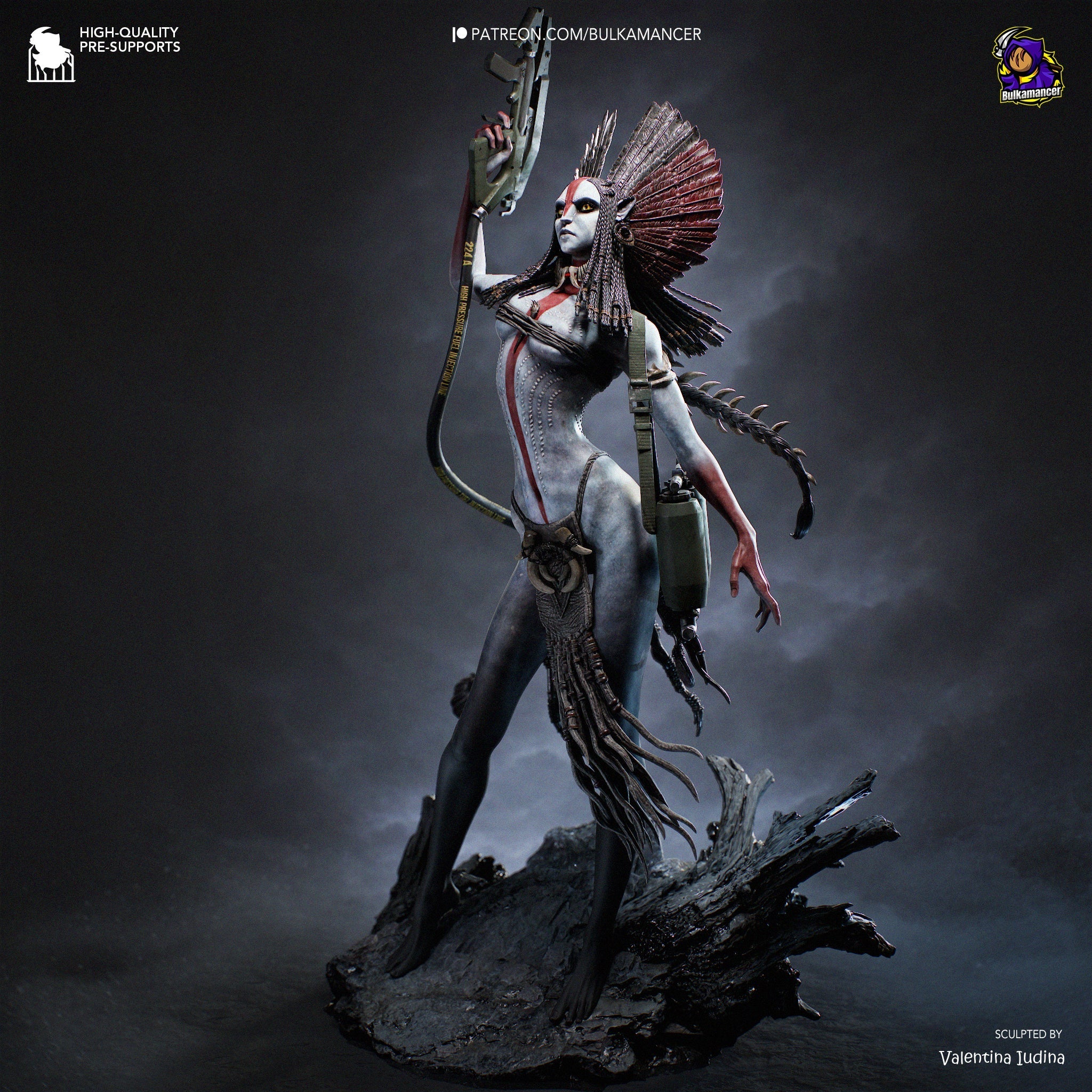 The Ashborn Huntress Statue
