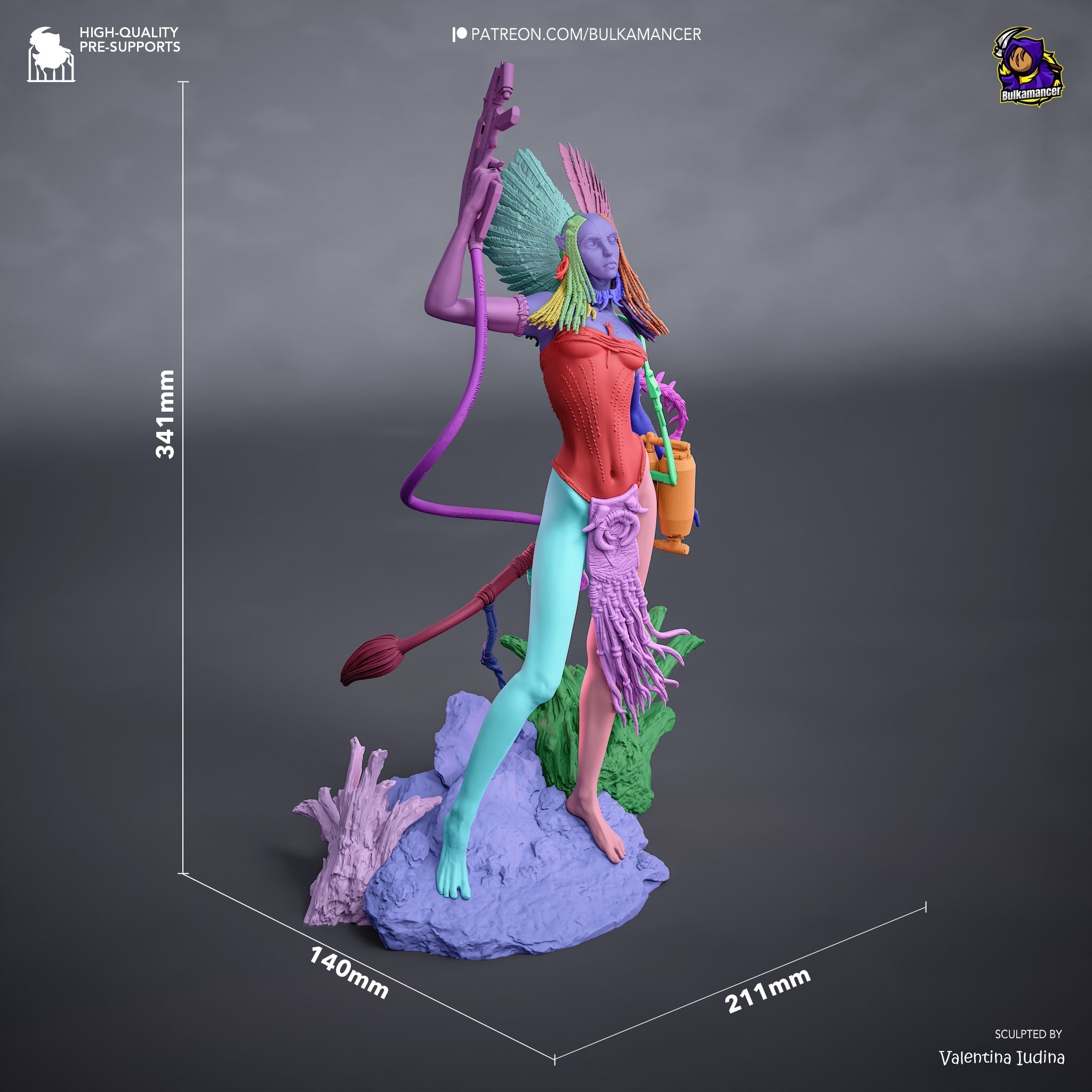 The Ashborn Huntress Statue