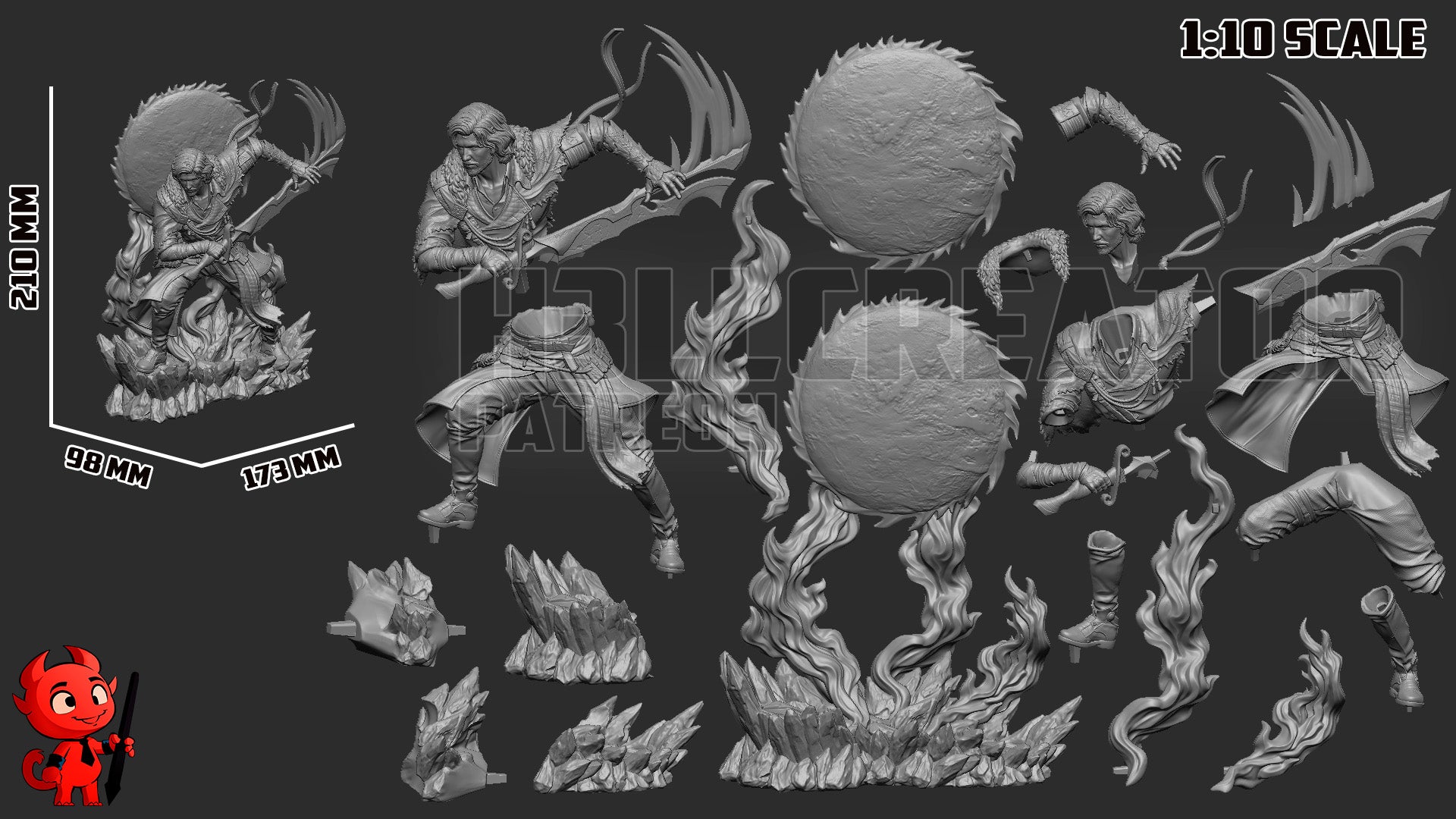Eclipse Blade Verso Statue