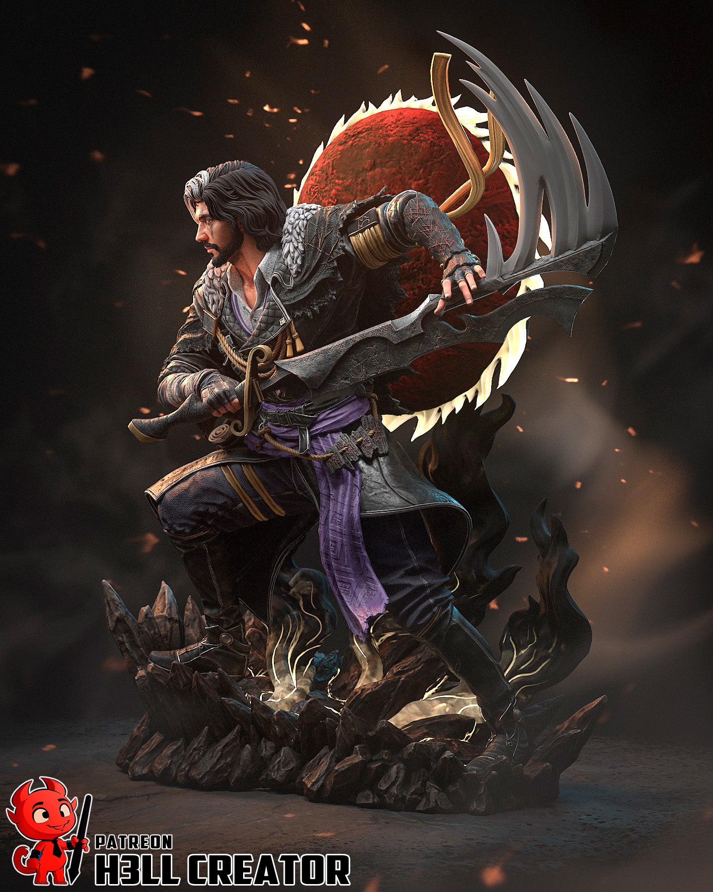 Eclipse Blade Verso Statue