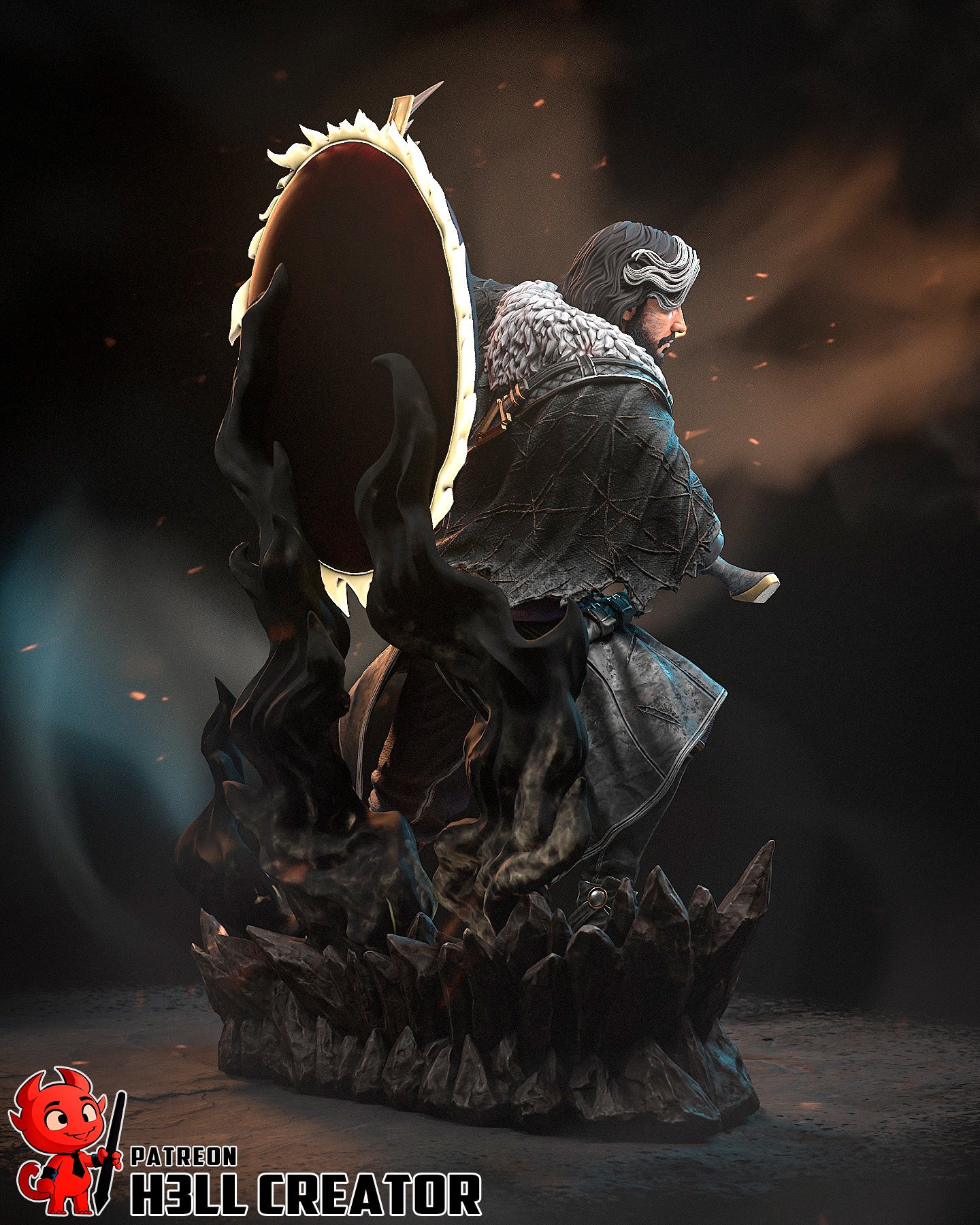 Eclipse Blade Verso Statue