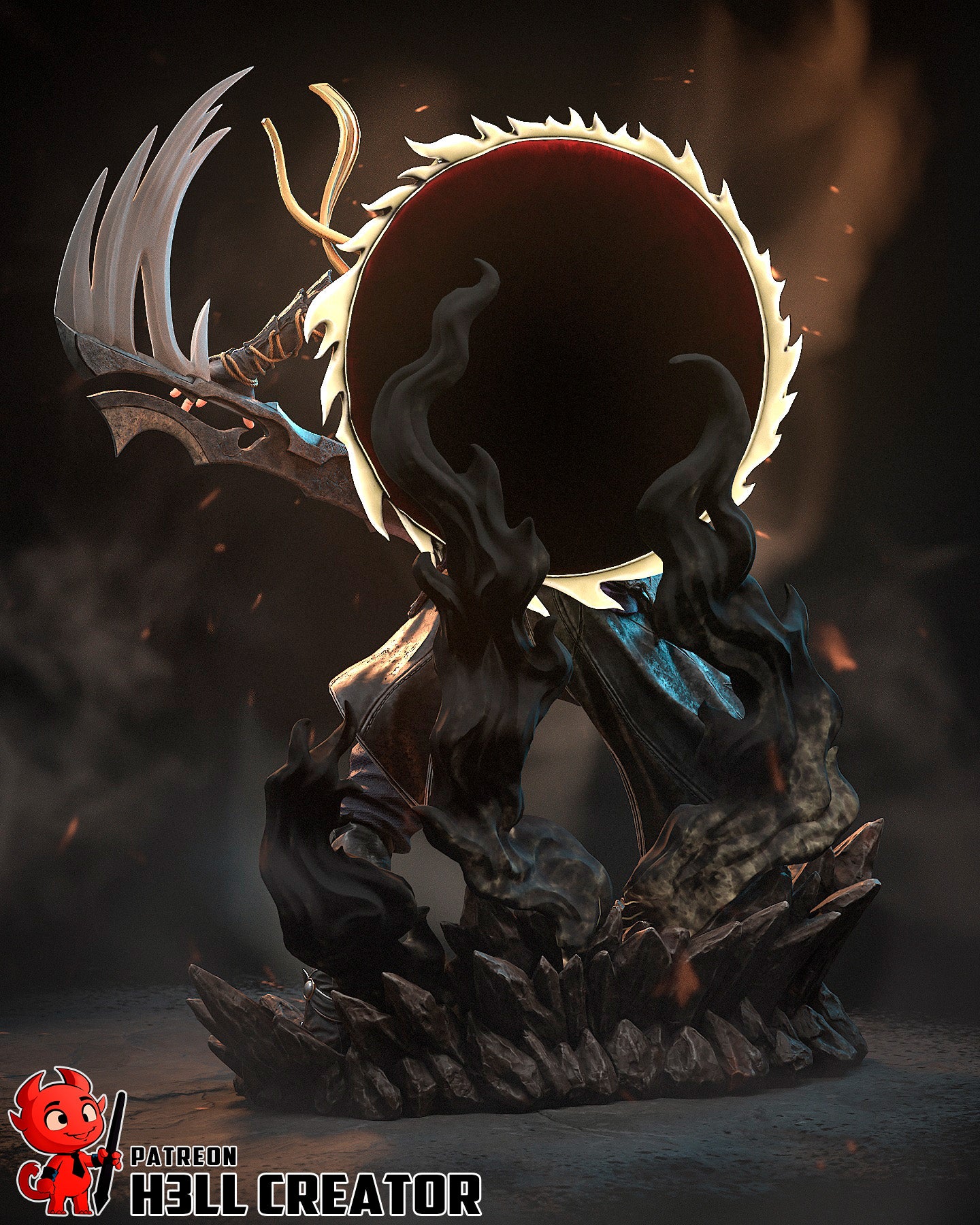 Eclipse Blade Verso Statue