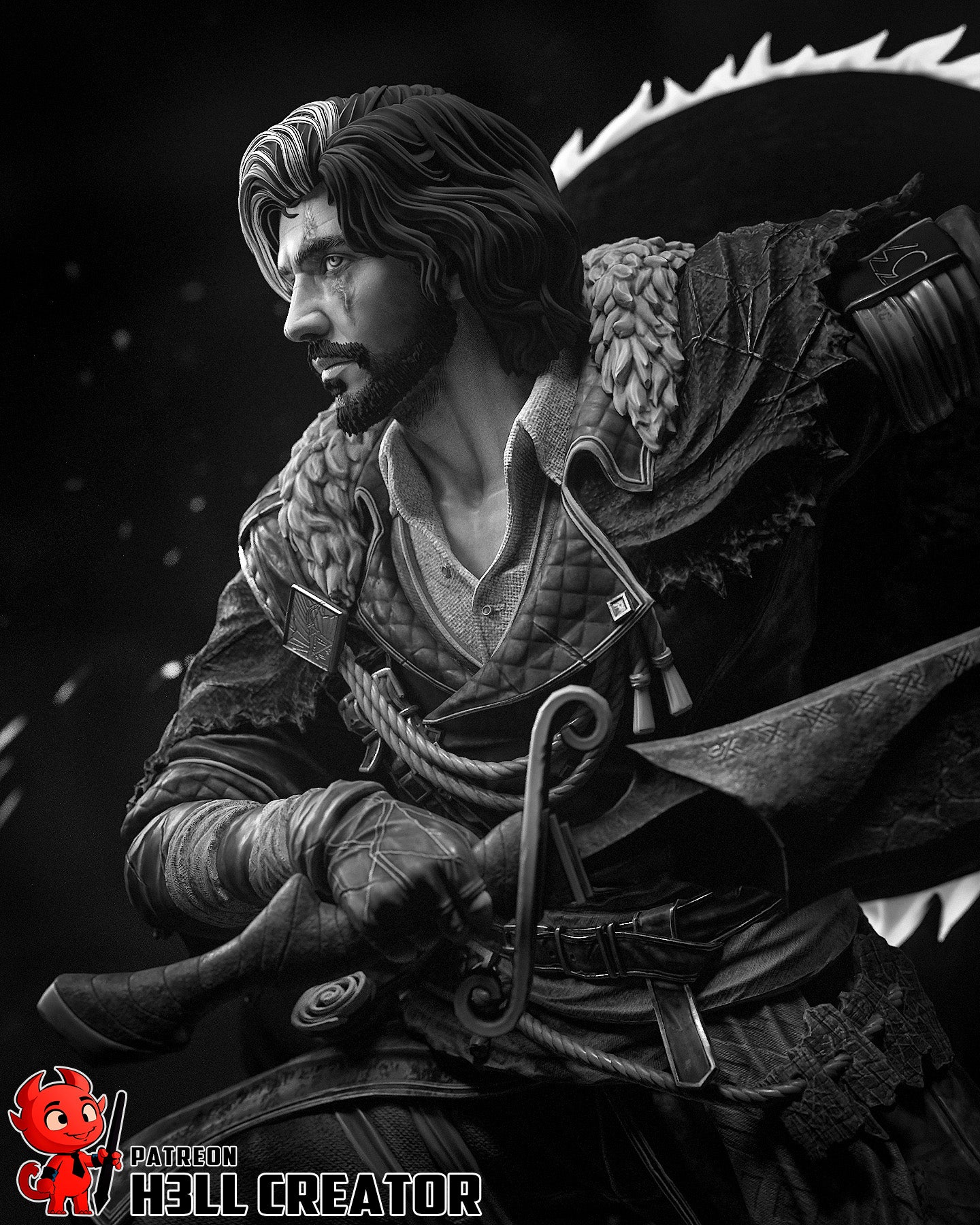 Eclipse Blade Verso Statue