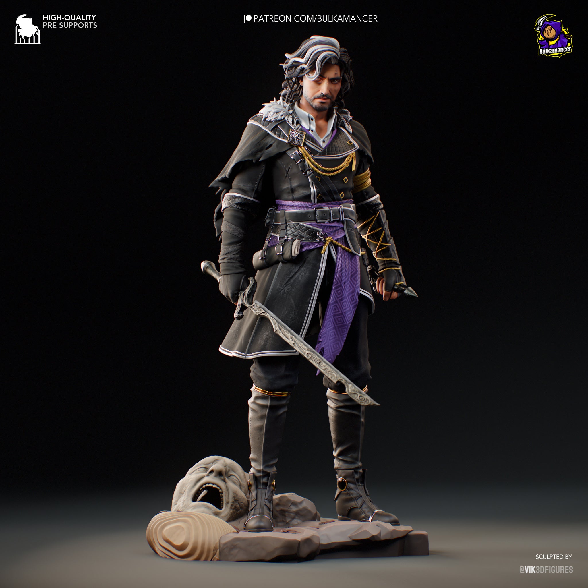 The Unbroken | Maximum Detailed 12K 3D printed figure