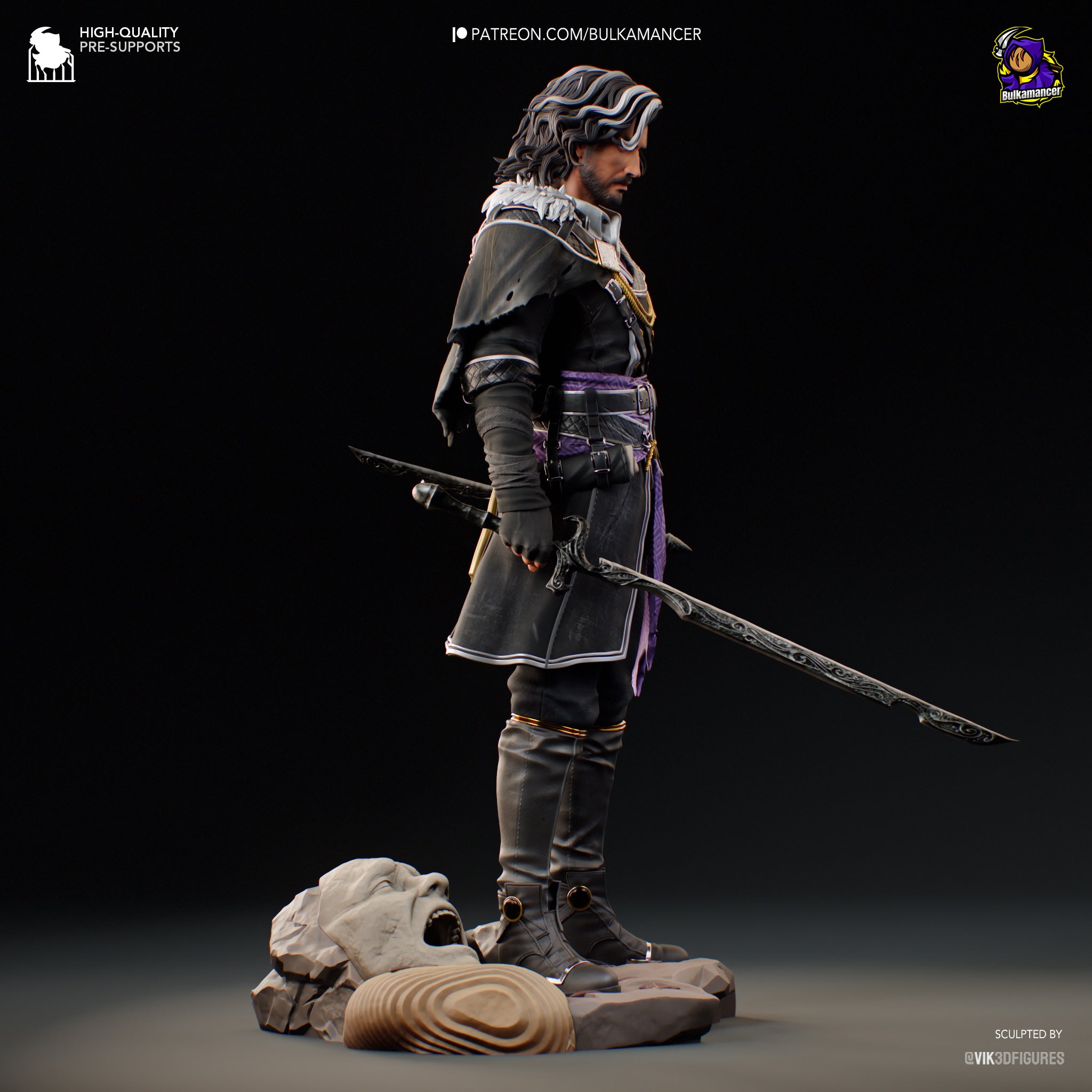 The Unbroken | Maximum Detailed 12K 3D printed figure