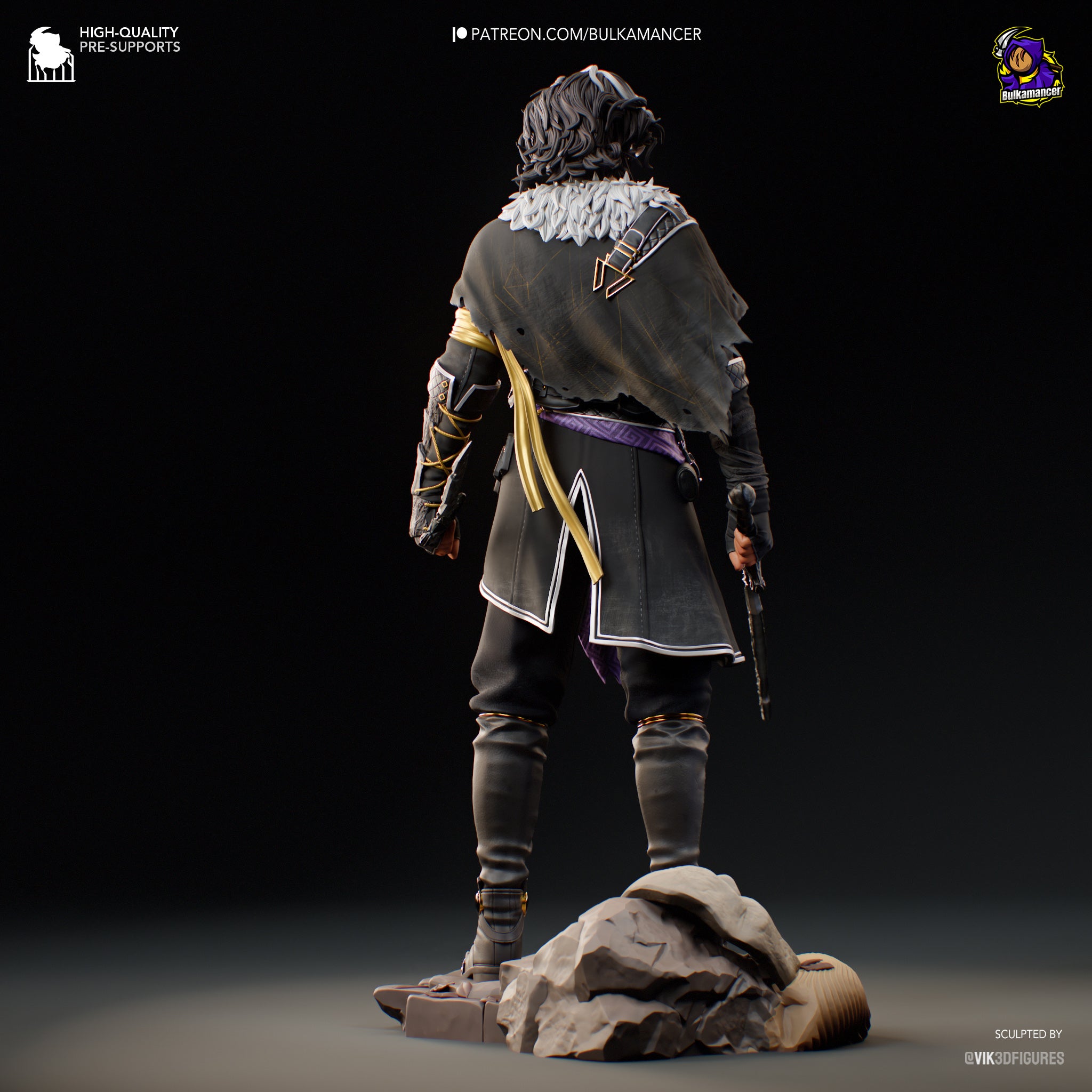 The Unbroken | Maximum Detailed 12K 3D printed figure