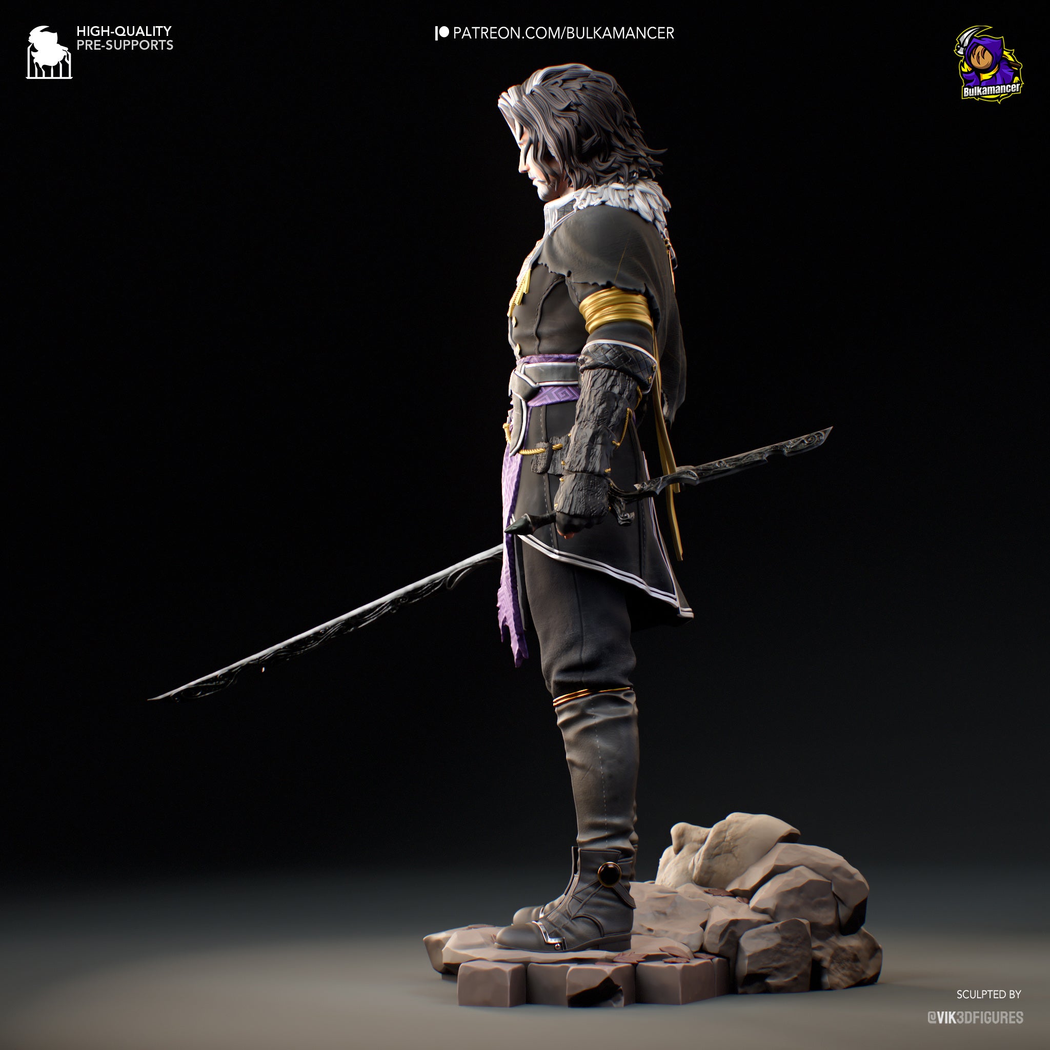 The Unbroken | Maximum Detailed 12K 3D printed figure