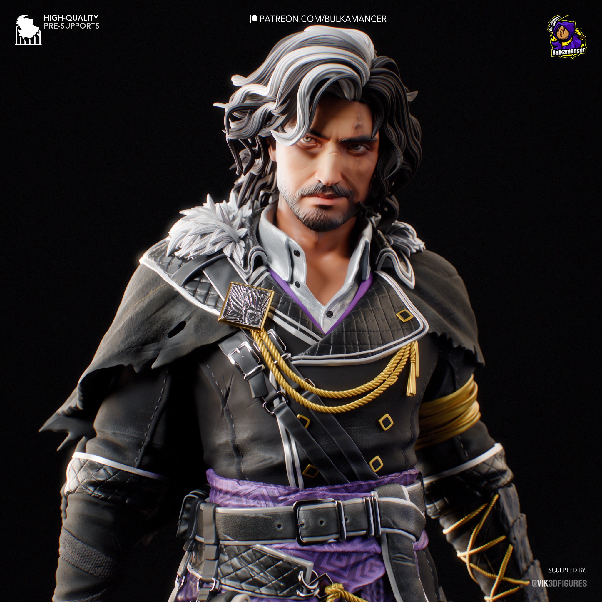 The Unbroken | Maximum Detailed 12K 3D printed figure