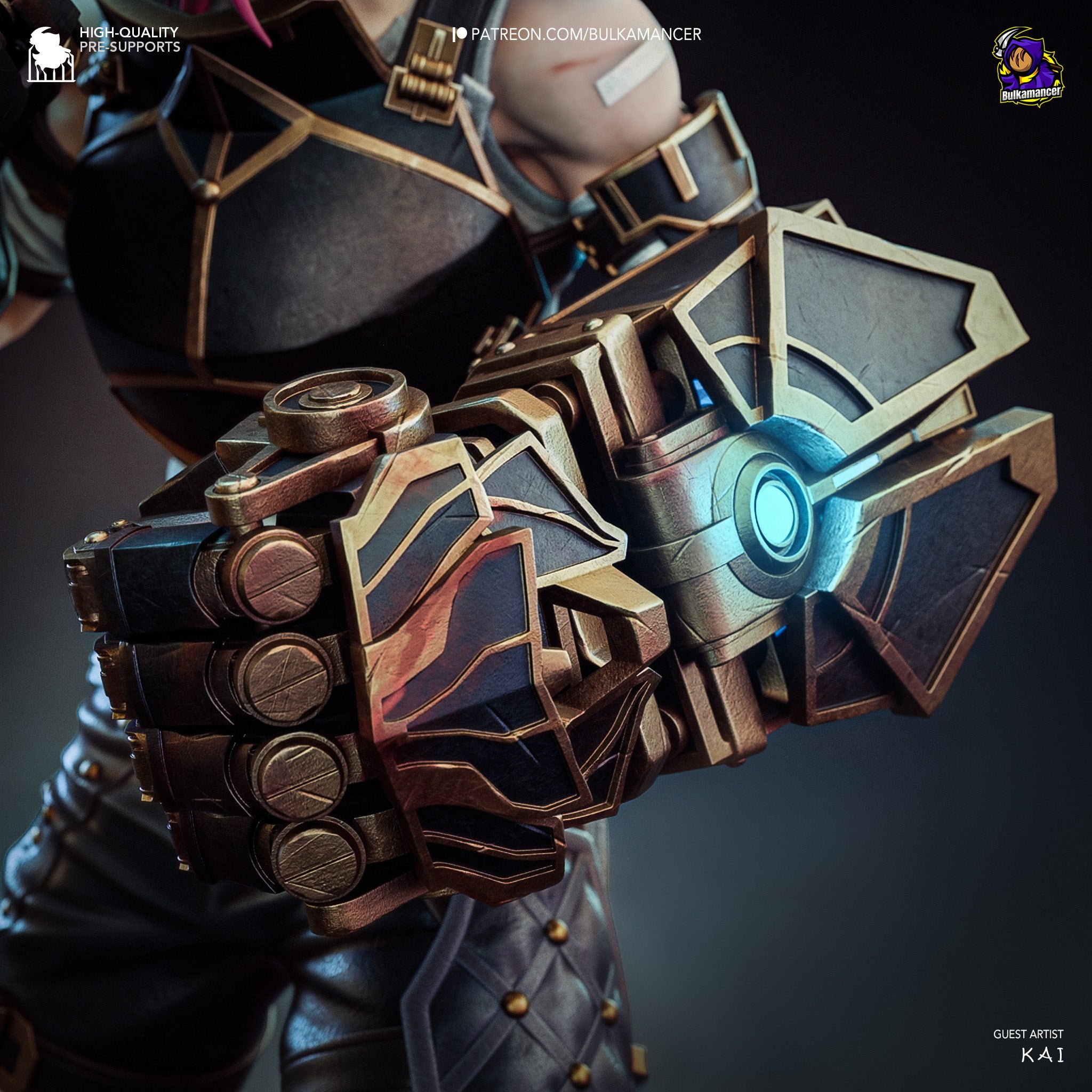 The Brawling Sister | Maximum Detailed 12K 3D printed figure