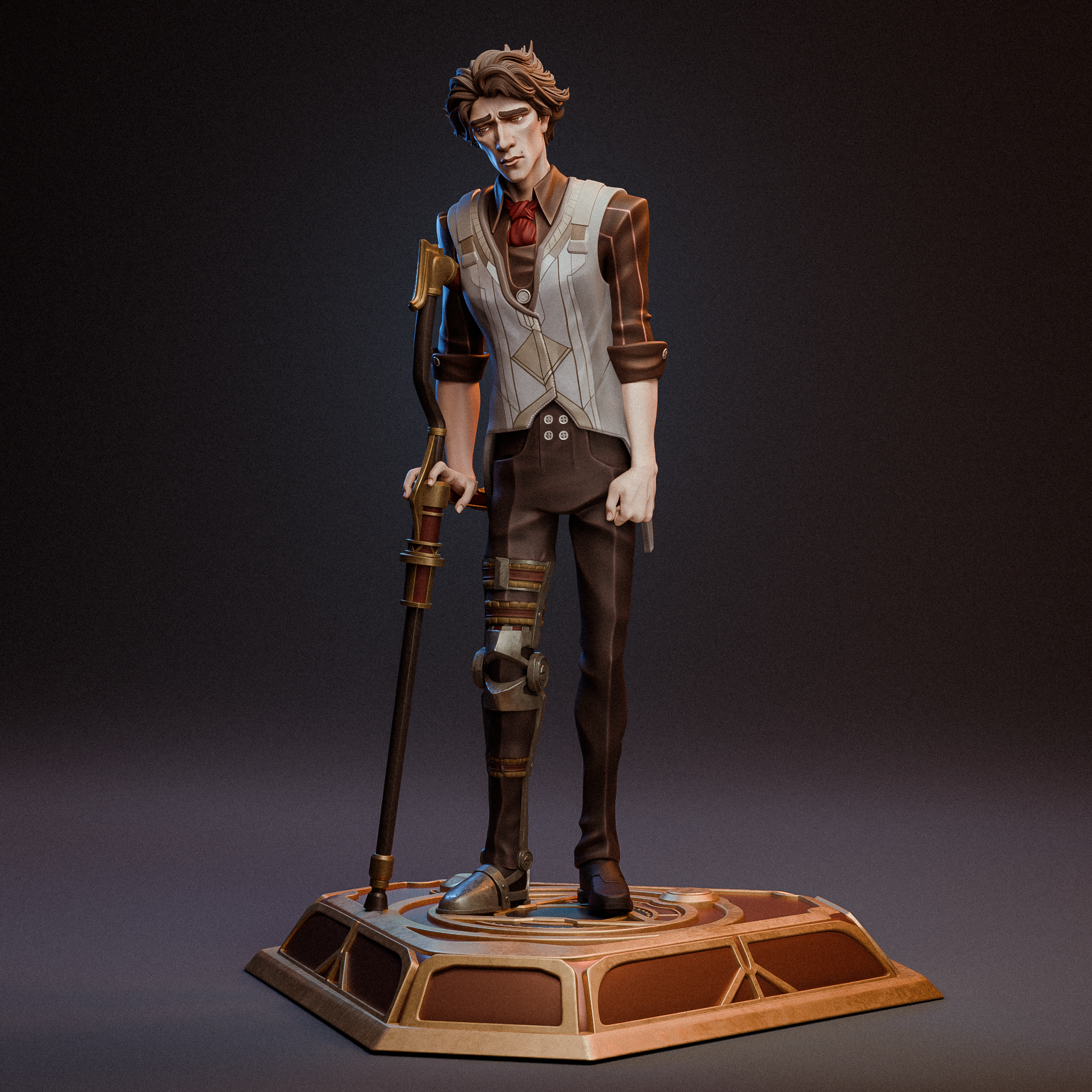The Broken Dreamer | Maximum Detailed 12K 3D printed figure