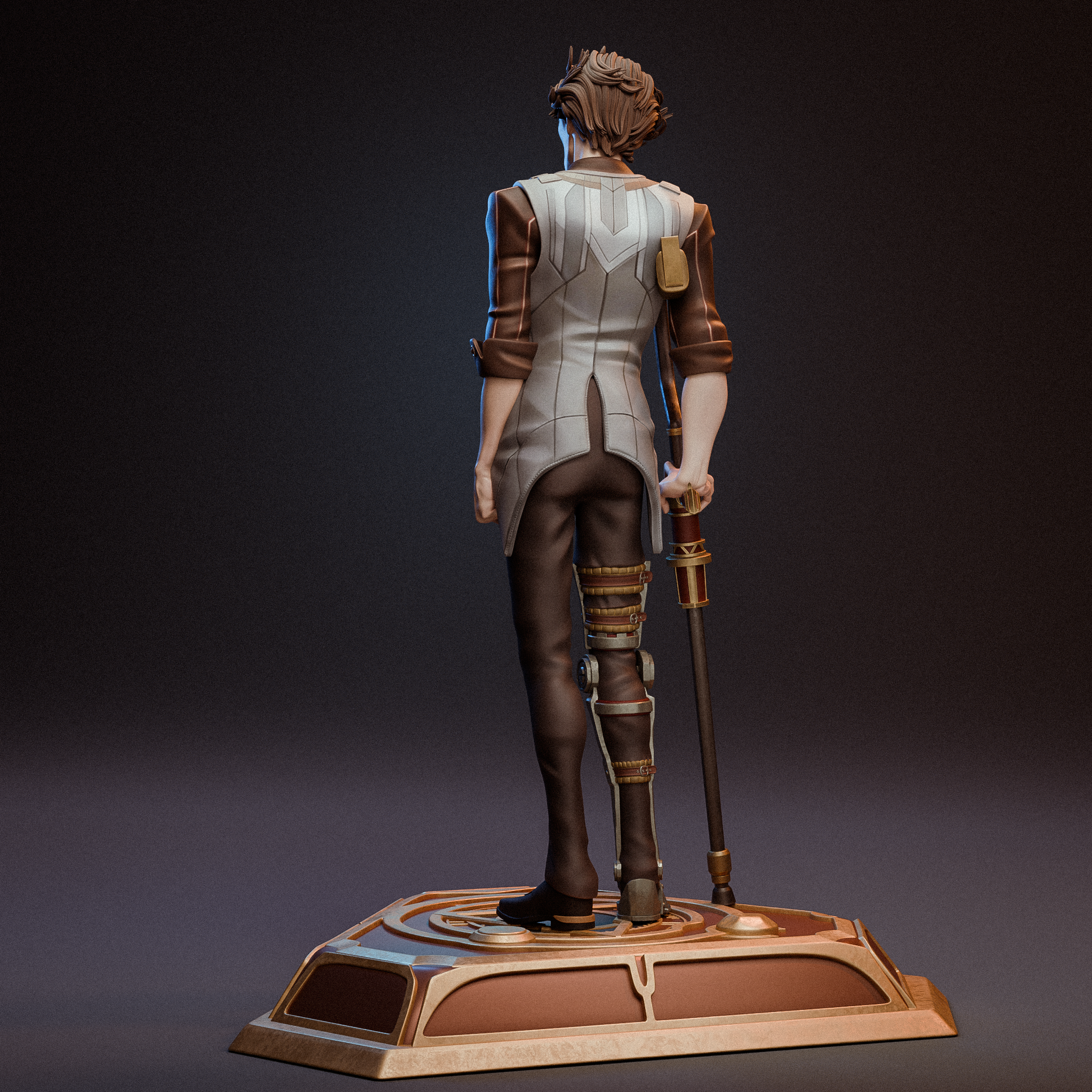 The Broken Dreamer | Maximum Detailed 12K 3D printed figure