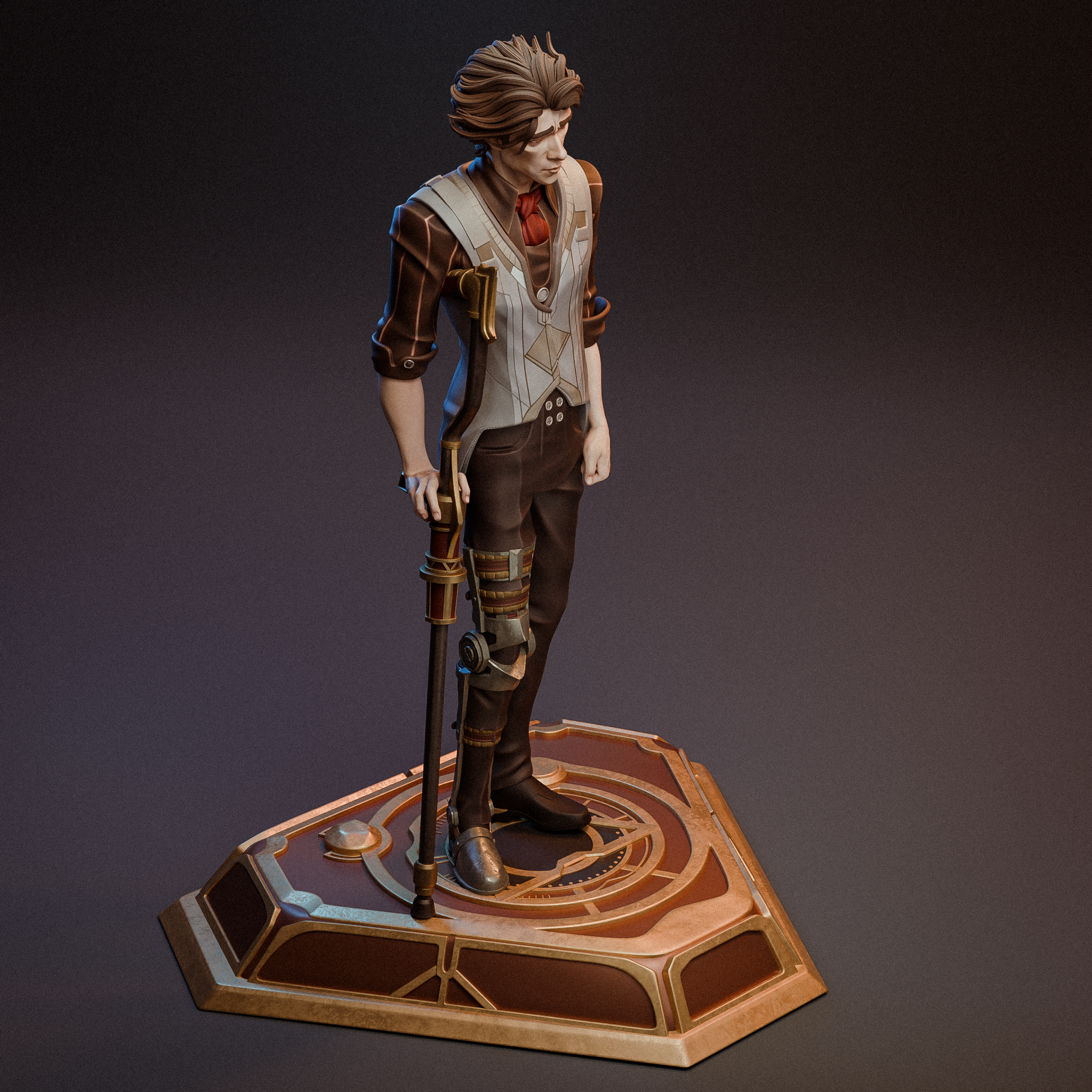 The Broken Dreamer | Maximum Detailed 12K 3D printed figure