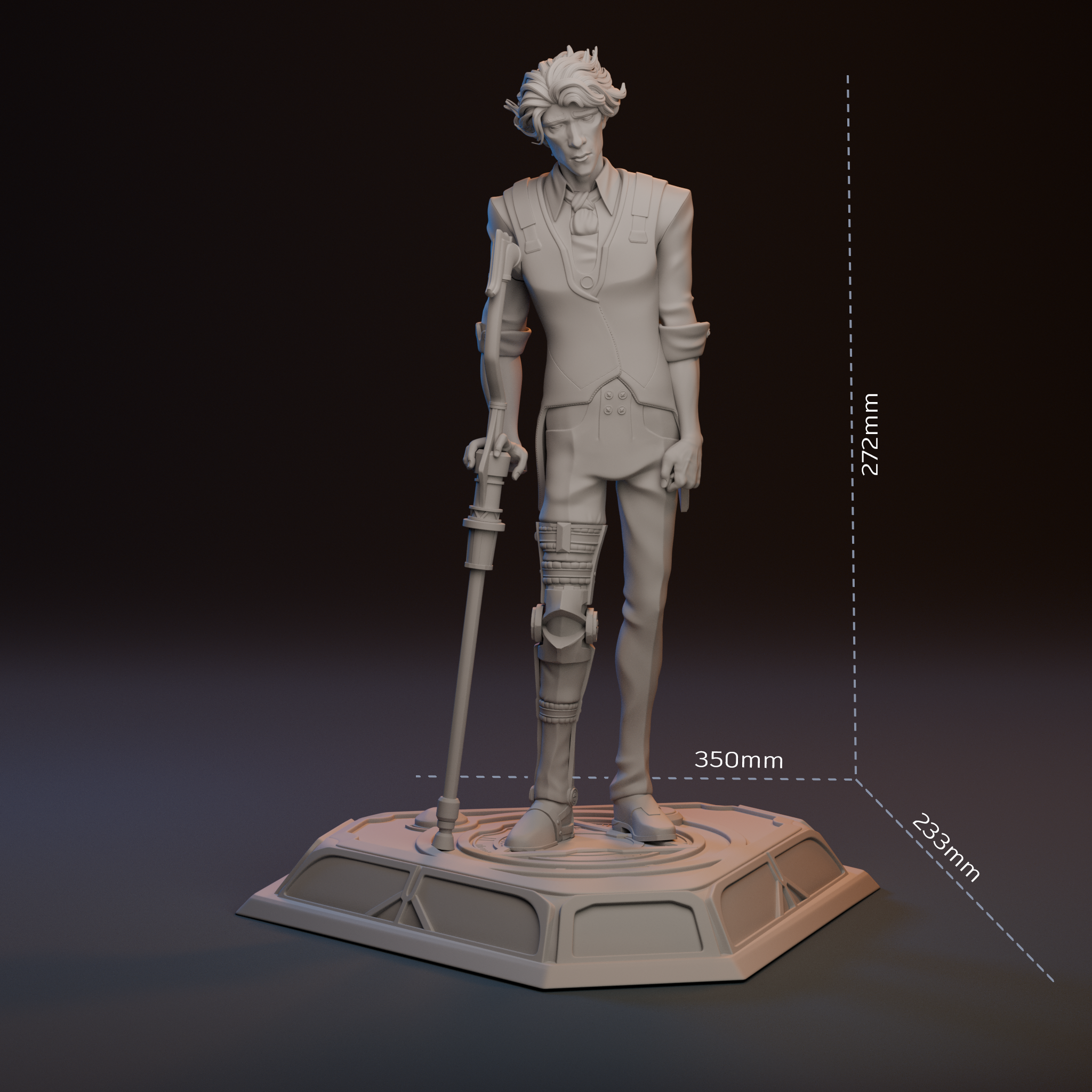 The Broken Dreamer - 3D Print Files - Pre-Supported by Monka S.U.P.S