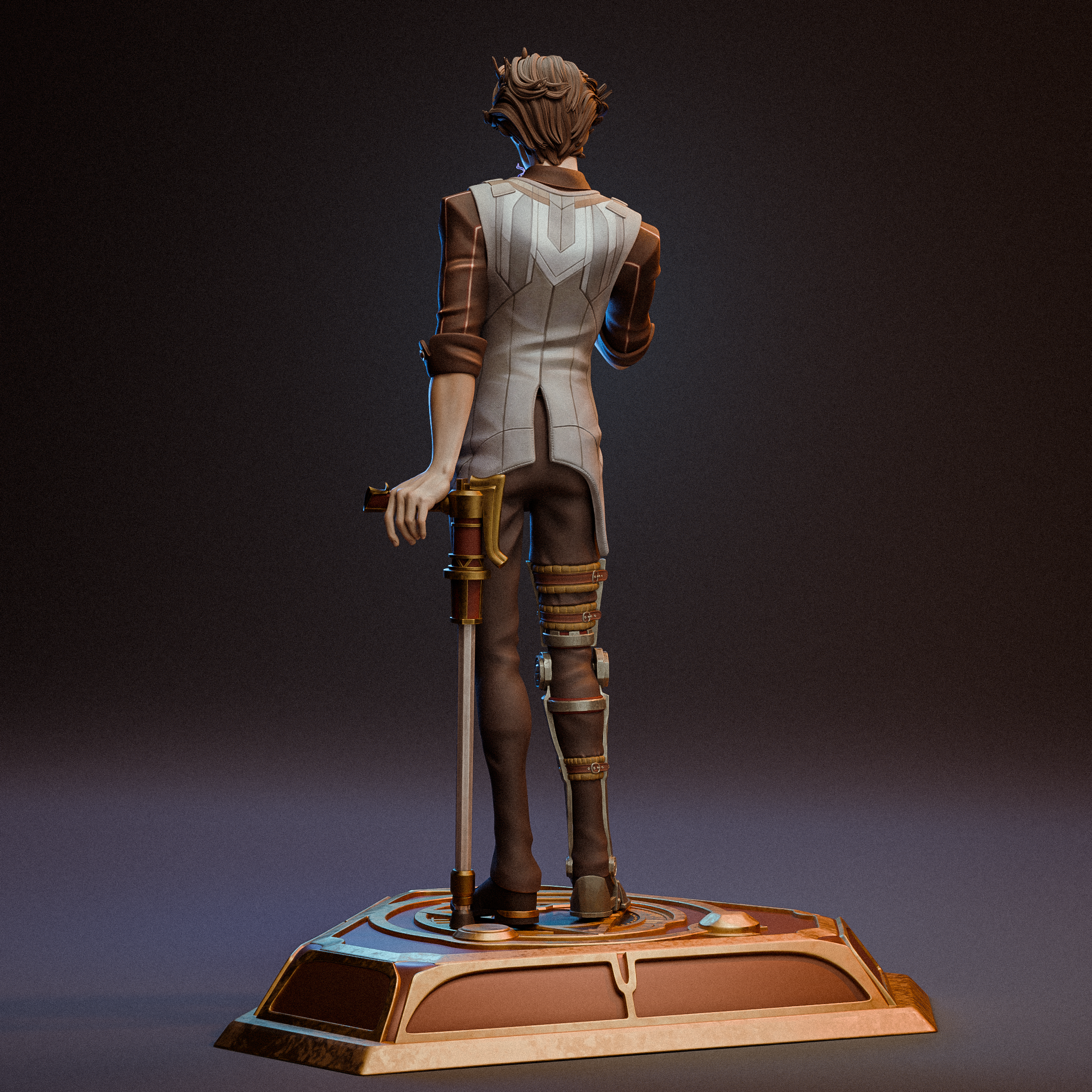 The Broken Dreamer | Maximum Detailed 12K 3D printed figure