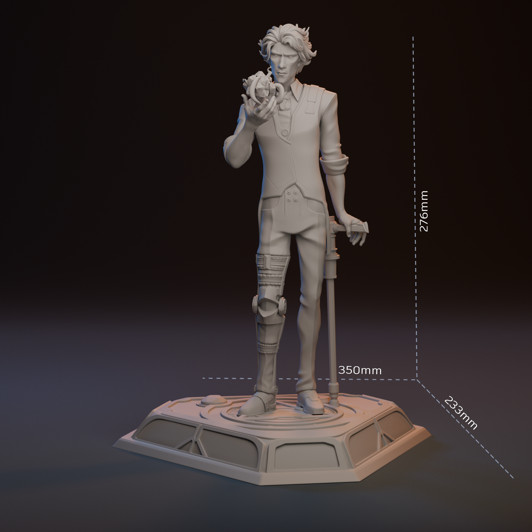 The Broken Dreamer - 3D Print Files - Pre-Supported by Monka S.U.P.S