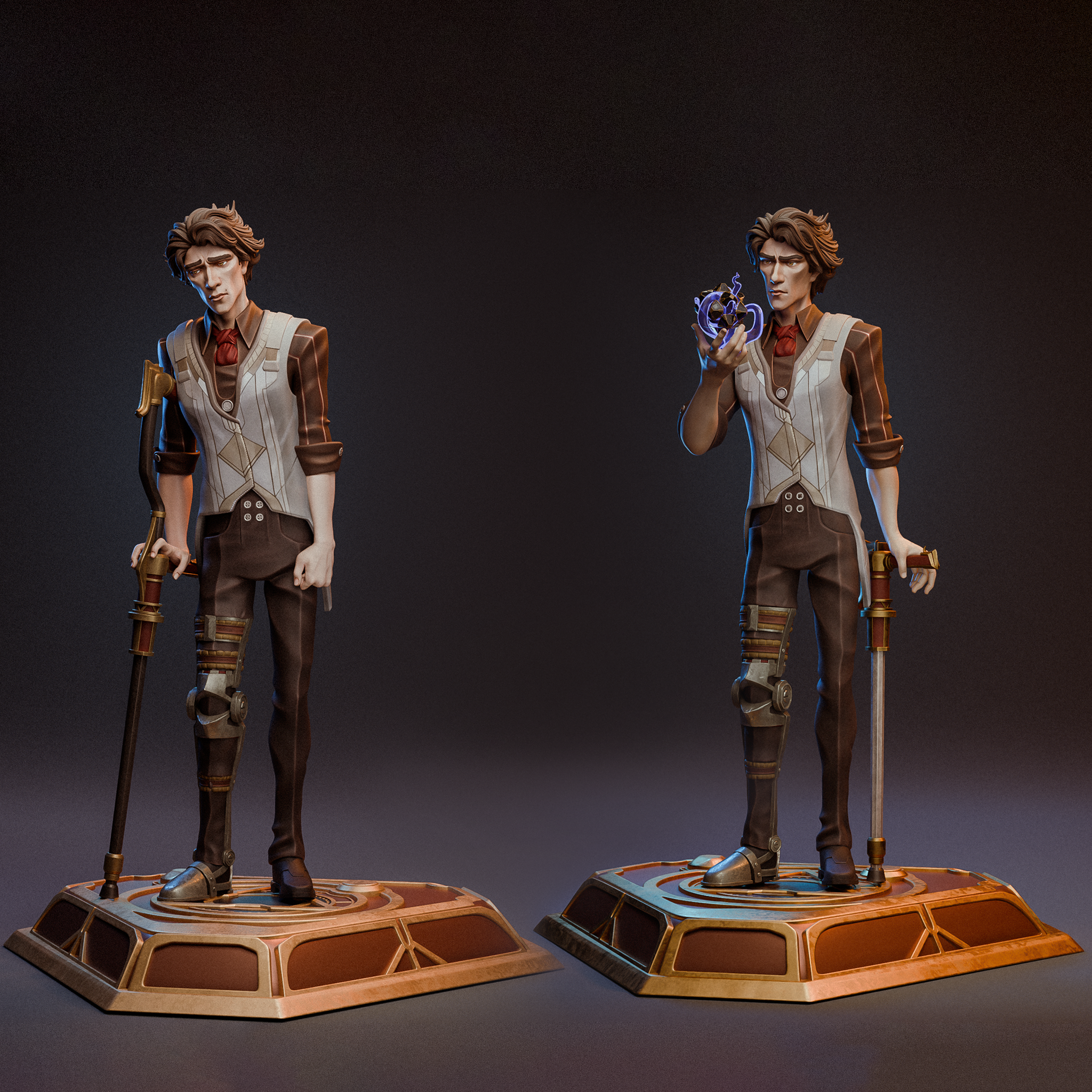 The Broken Dreamer | Maximum Detailed 12K 3D printed figure