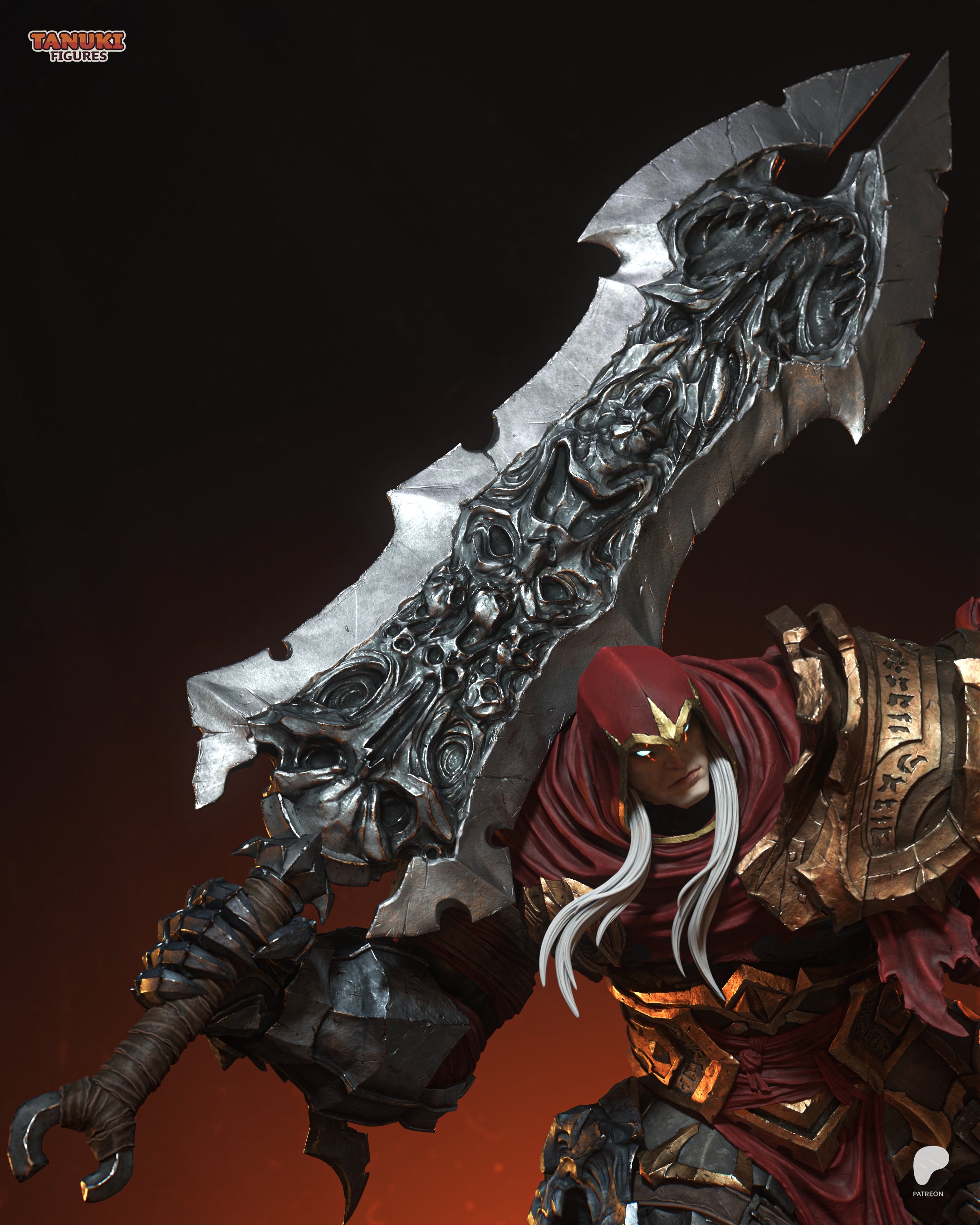 War of the Horsemen | Maximum Detailed 12K 3D printed figure