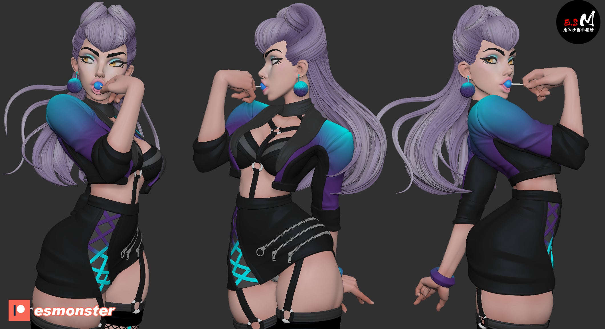 The Demon Diva | Maximum Detailed 12K 3D printed figure