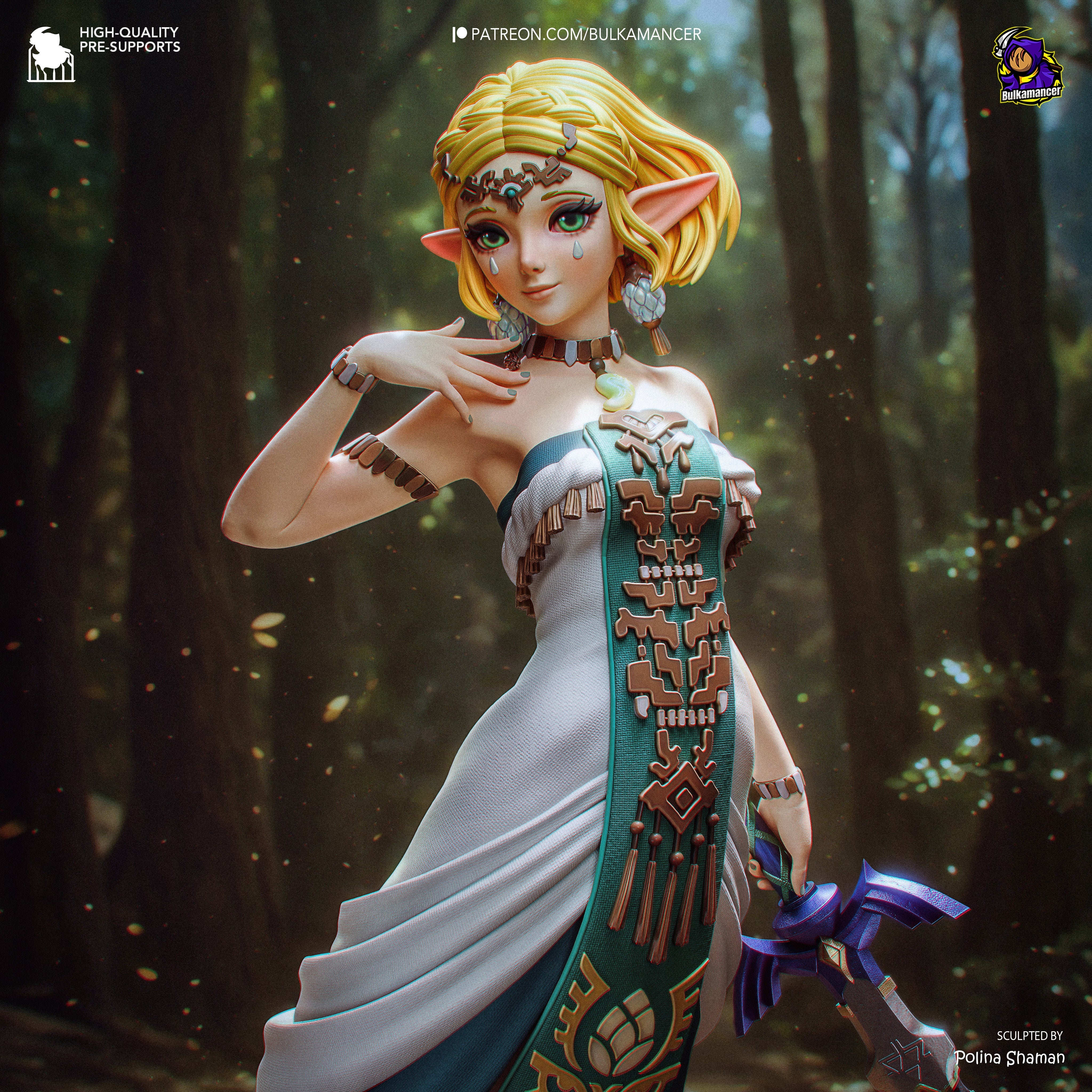 The Light of Hyrule Statue