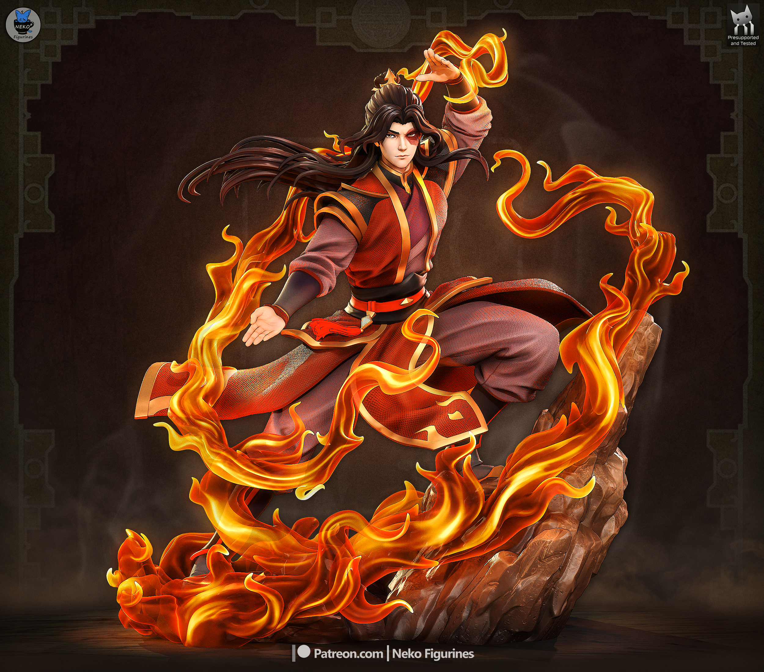 Fire Lord Zuko Statue