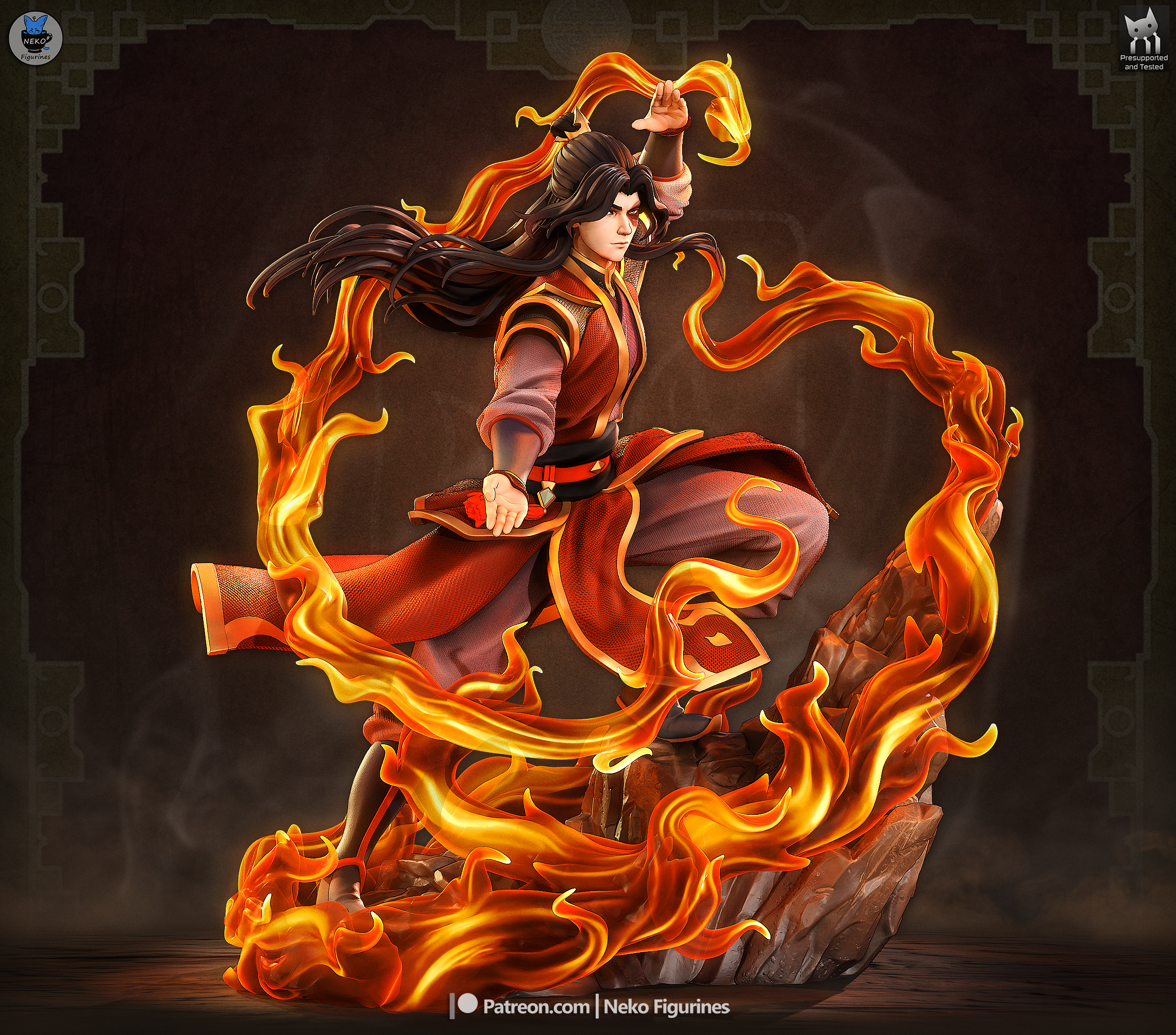 Fire Lord Zuko Statue