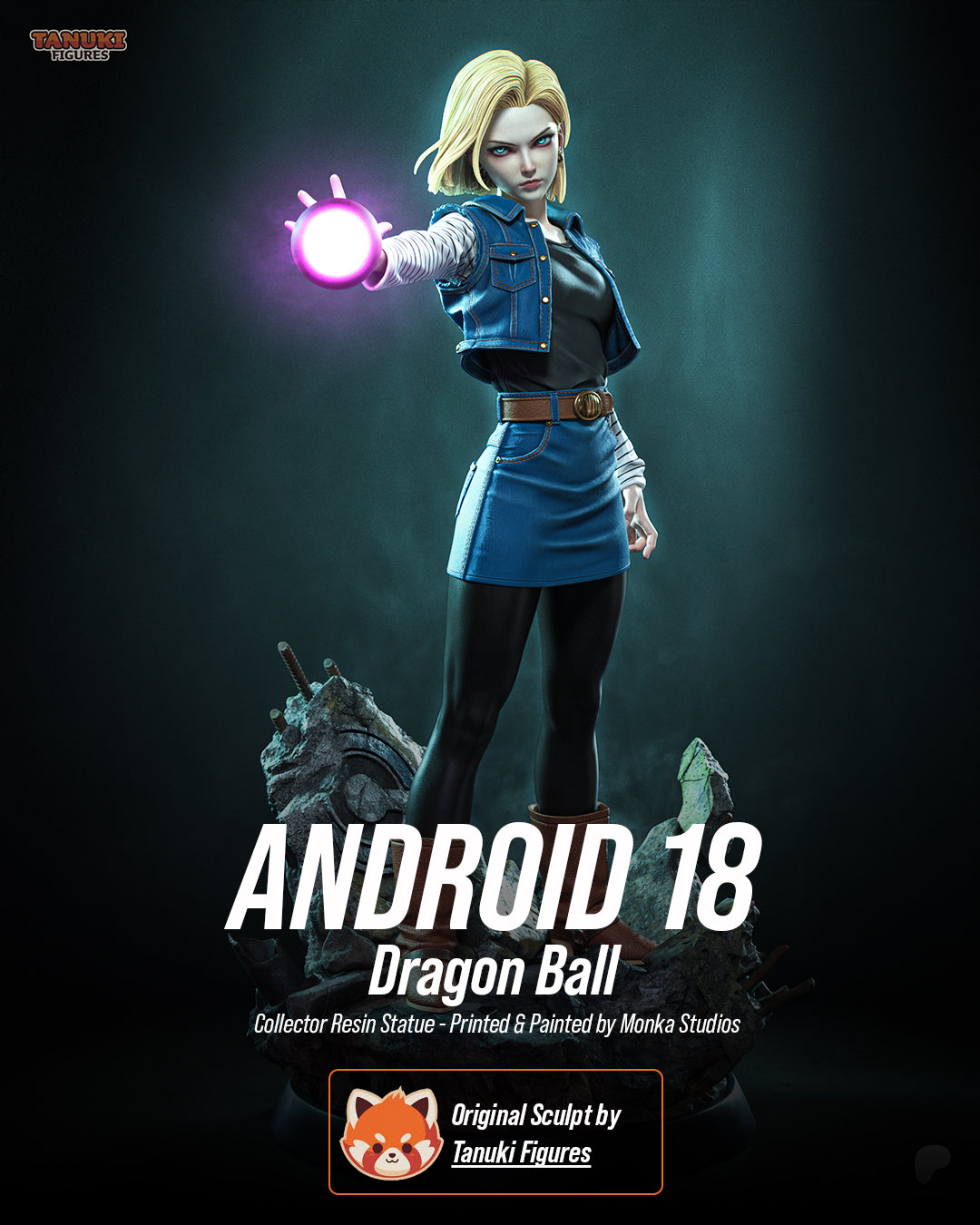 The Elegant Android Statue