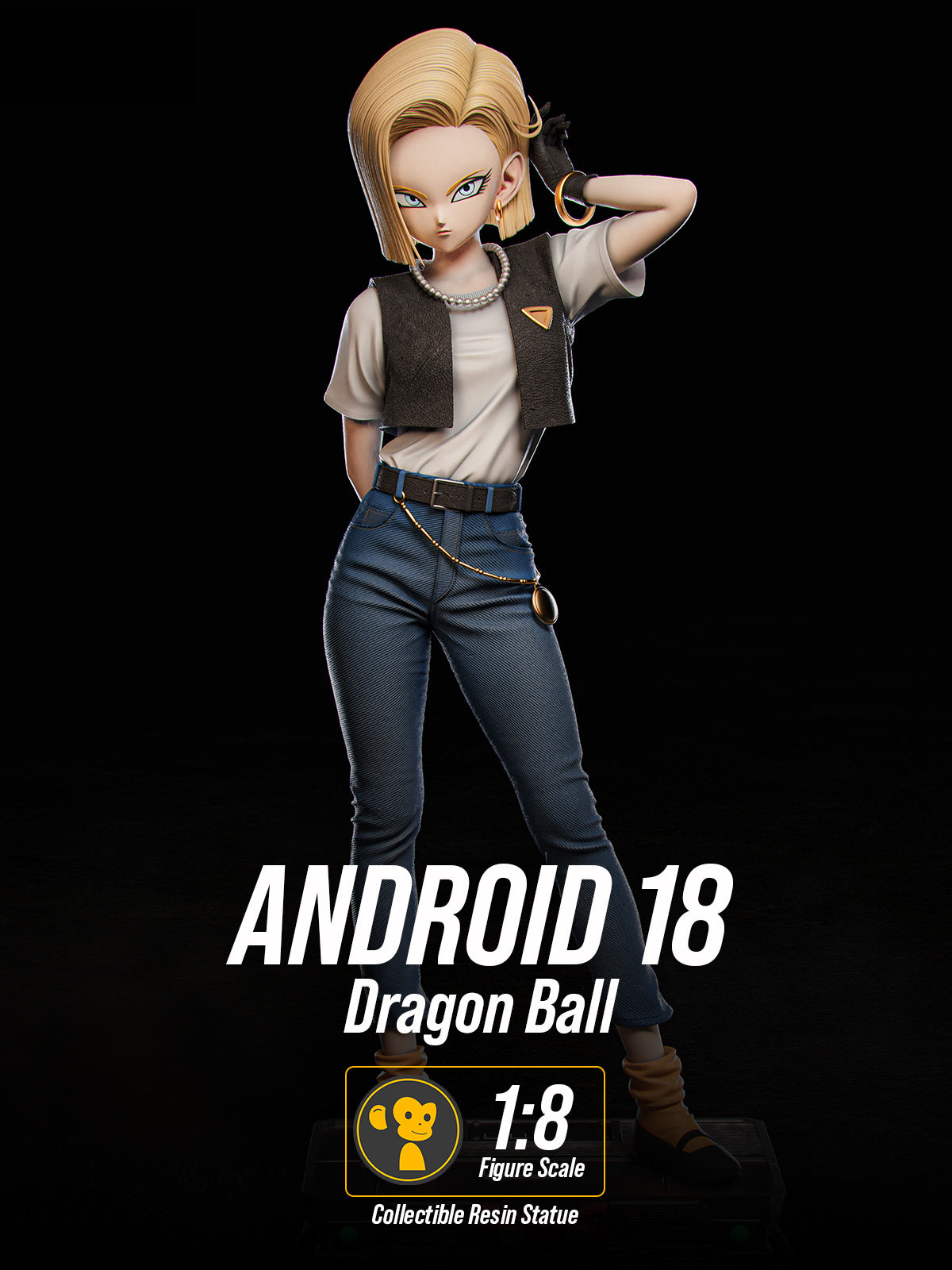 The Icy Android | Maximum Detailed 12K 3D Printed Figure