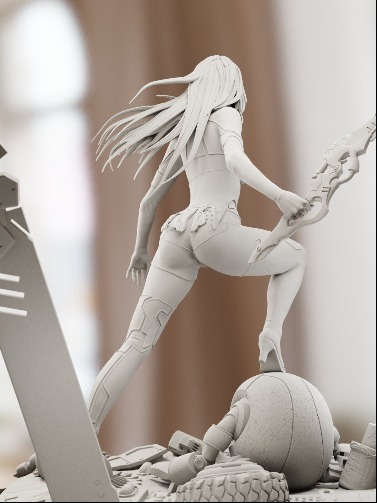 The Rogue Unit | Maximum Detailed 12K 3D printed figure