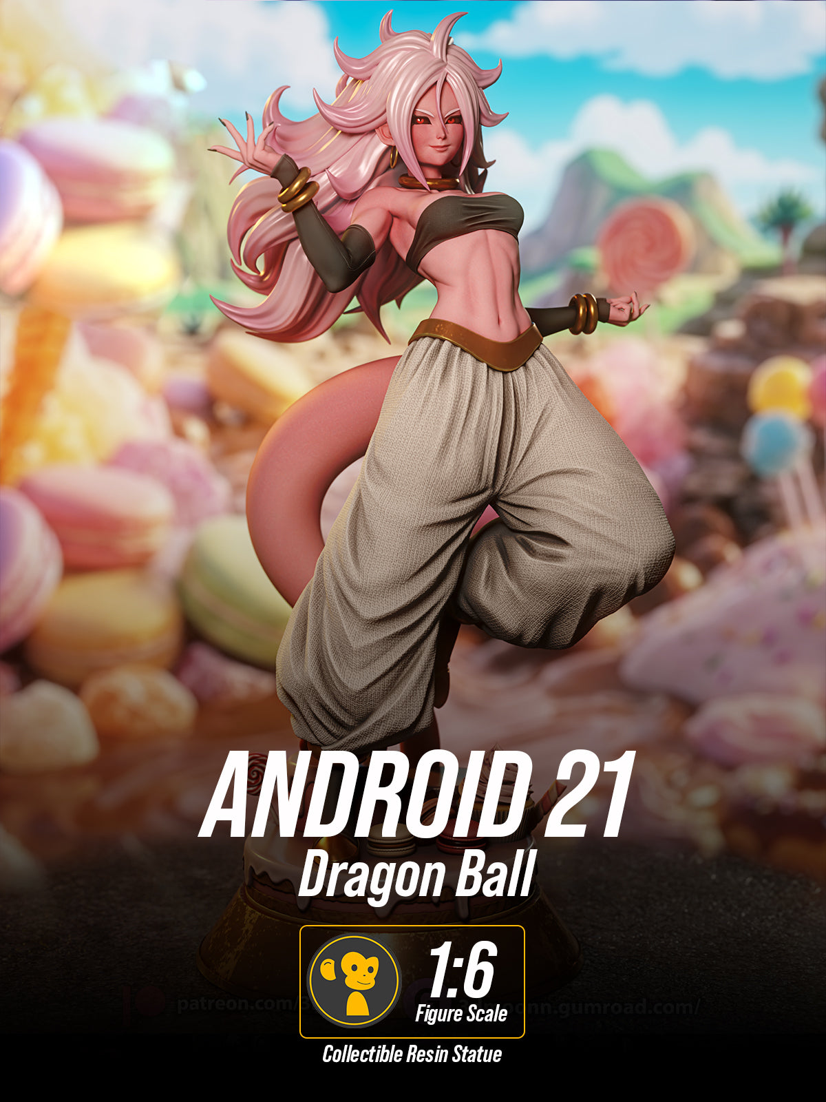 Sweet-Tooth Android | Maximum Detailed 12K 3D printed figure