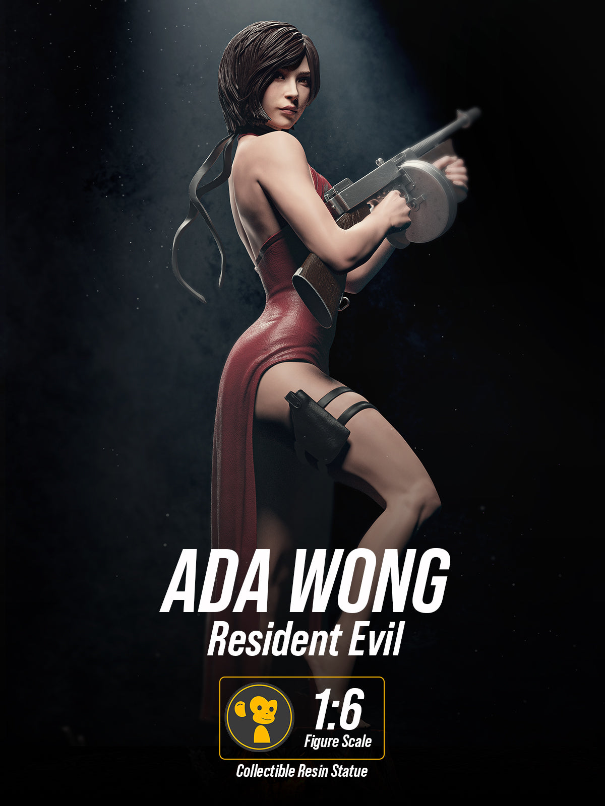 The Scarlet Spy | Maximum Detailed 12K 3D printed figure