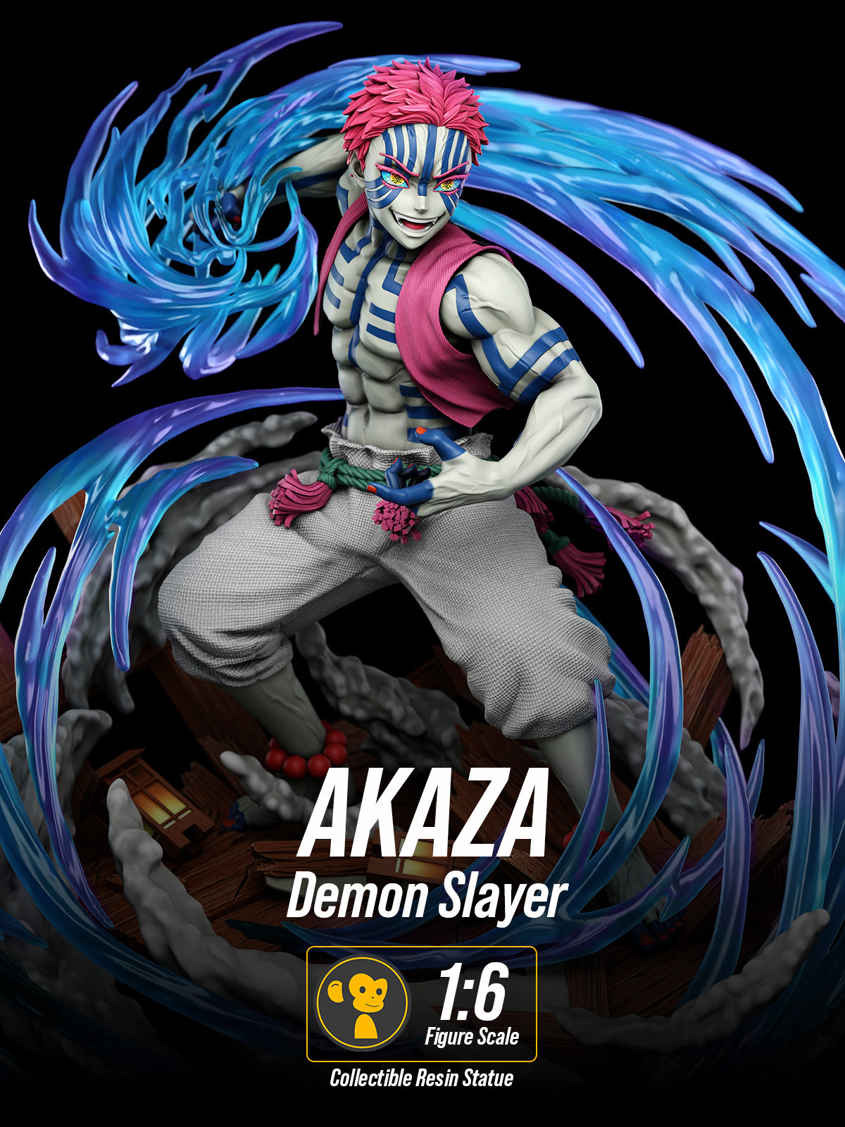 Upper Moon Three | Maximum Detailed 12K 3D printed figure