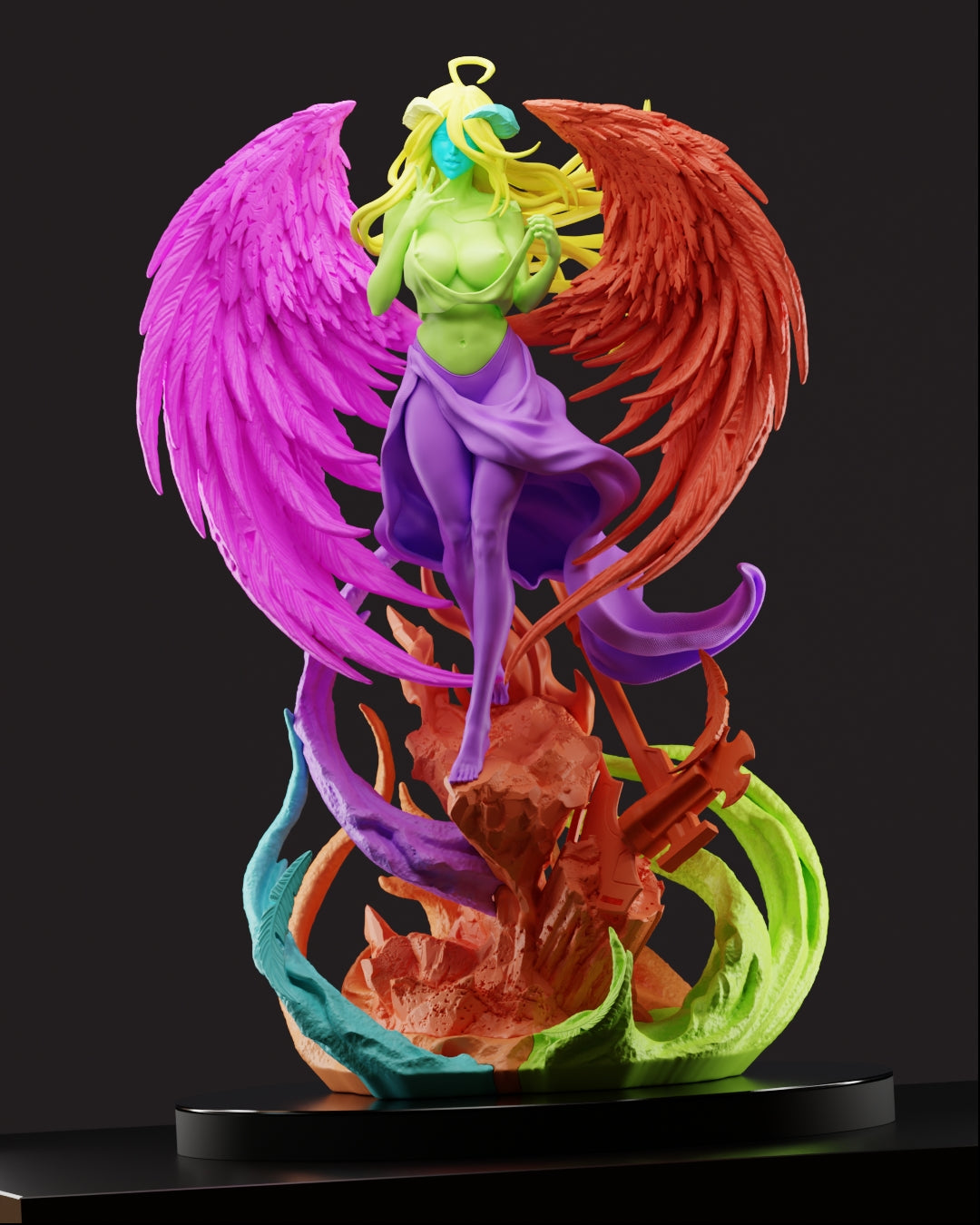 Succubus Guardian Albedo Statue