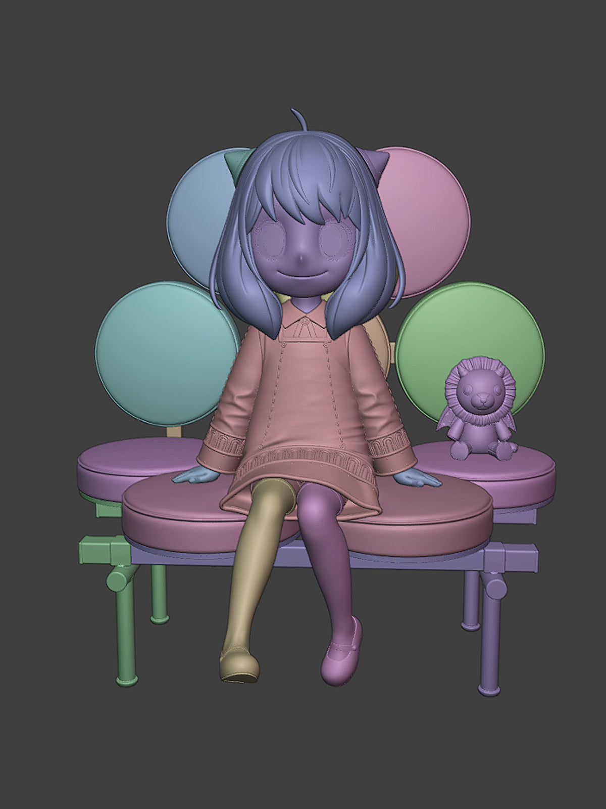 Pink Mischief Statue