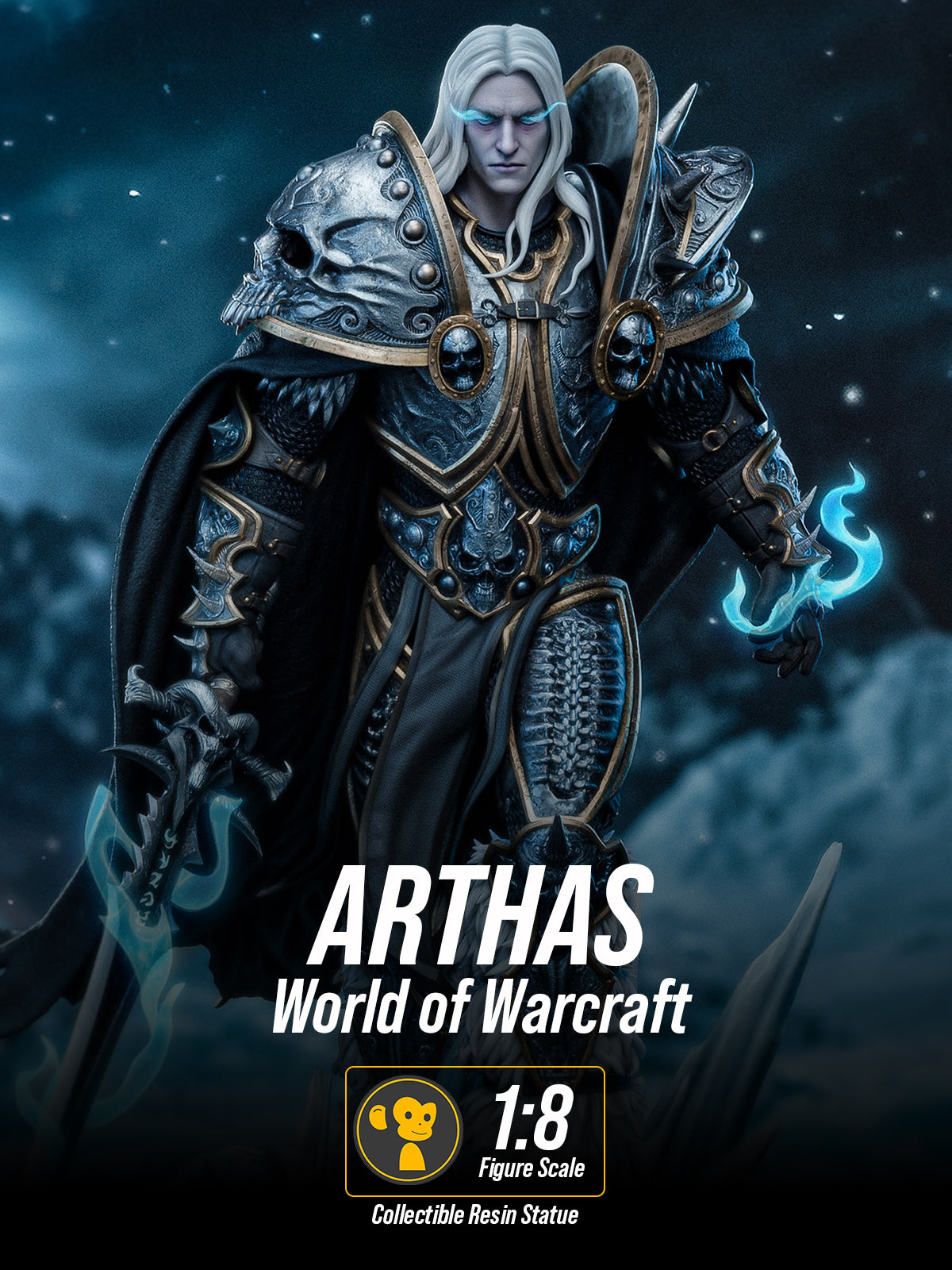 The Lich King | Maximum Detailed 12K 3D printed figure