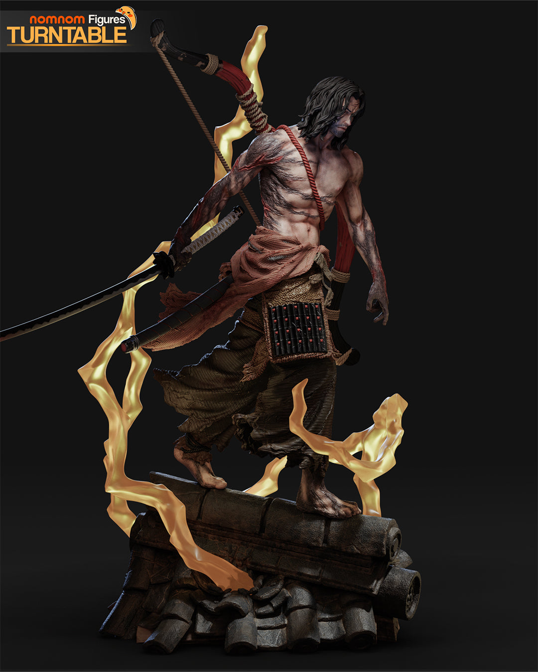 Lord Genichiro Statue