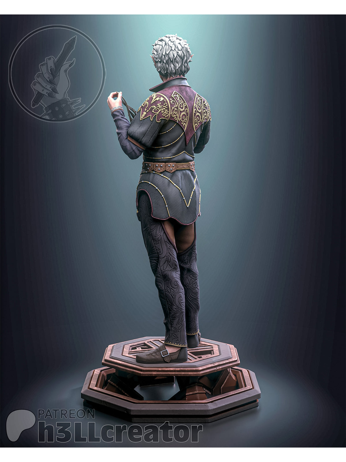 Cunning Astarion - Baldur's Gate 3 | Maximum Detailed 12K 3D printed figure