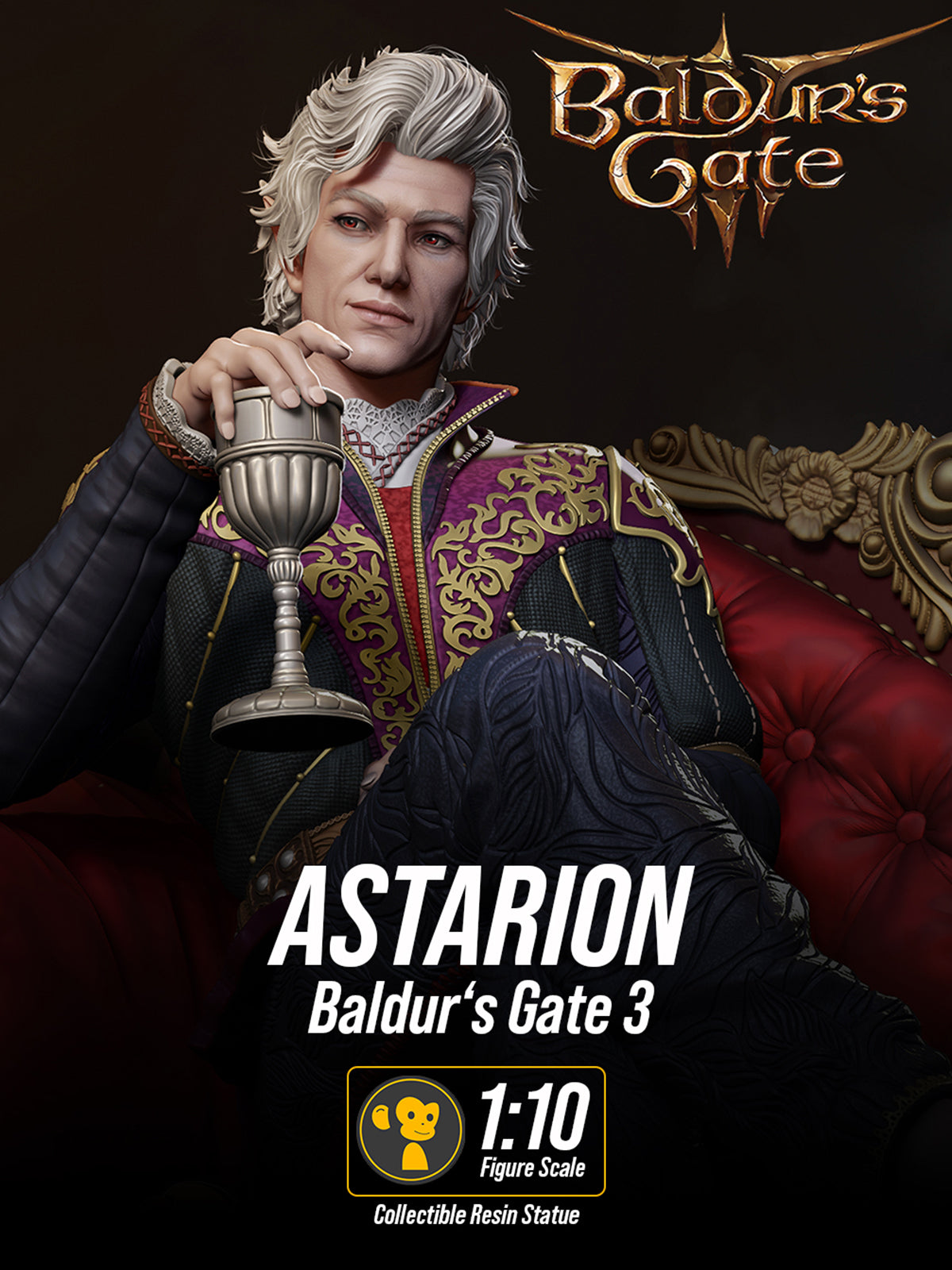 Astarion - Baldur's Gate 3 | Maximum Detailed 12K 3D printed figure