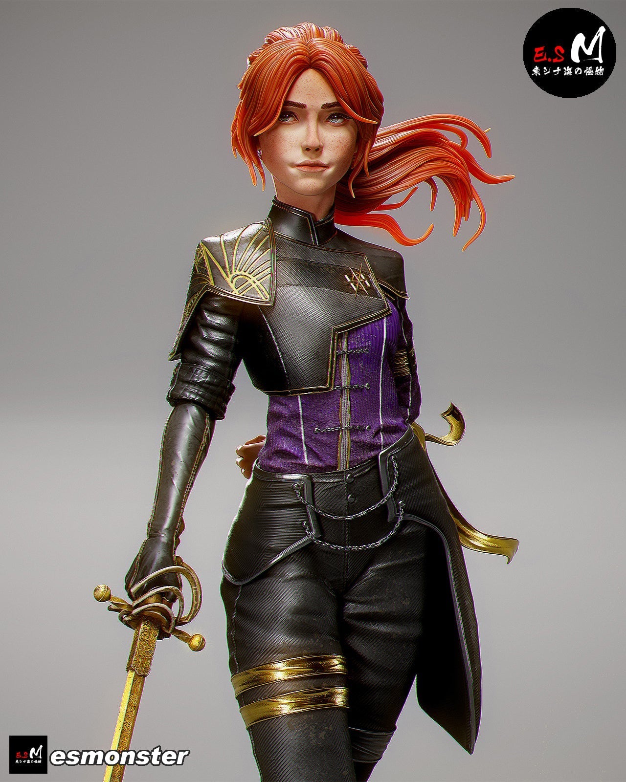 Roseblade Maelle Statue
